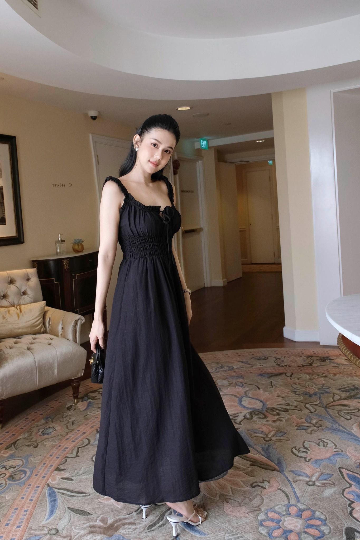 Đầm Dài Corduroy Gentle