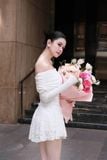 Đầm Ngắn Off Shoulder Girly
