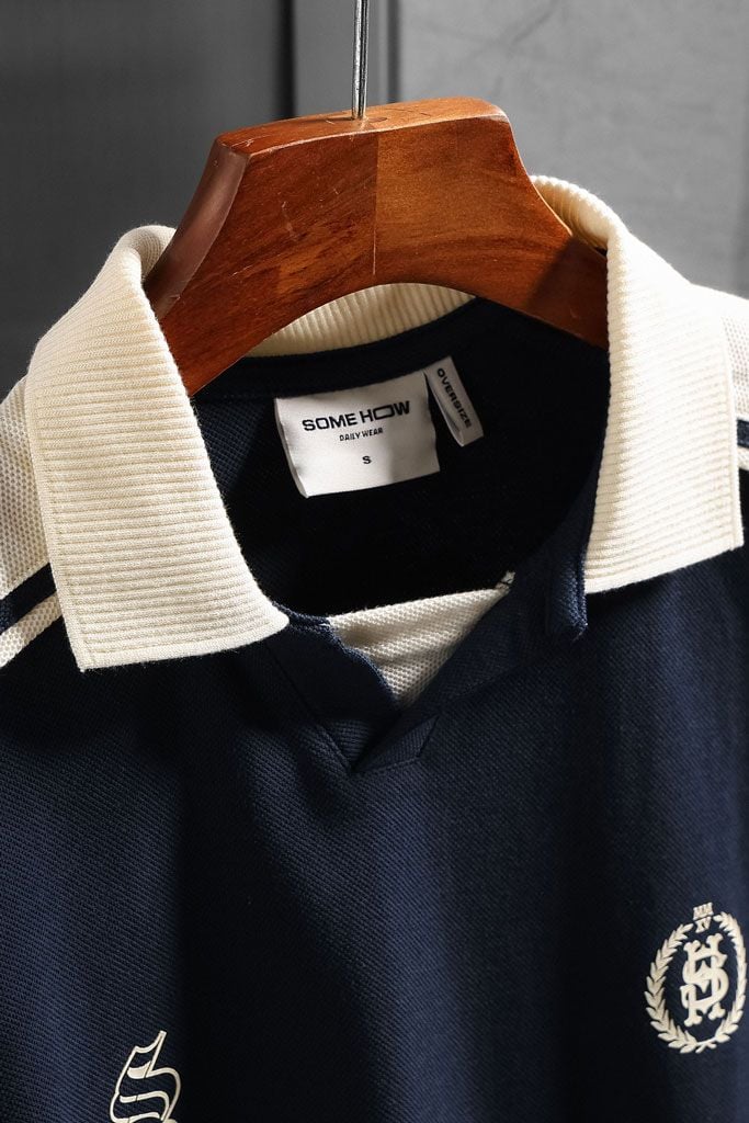 Áo Polo Oversize Deep Blue