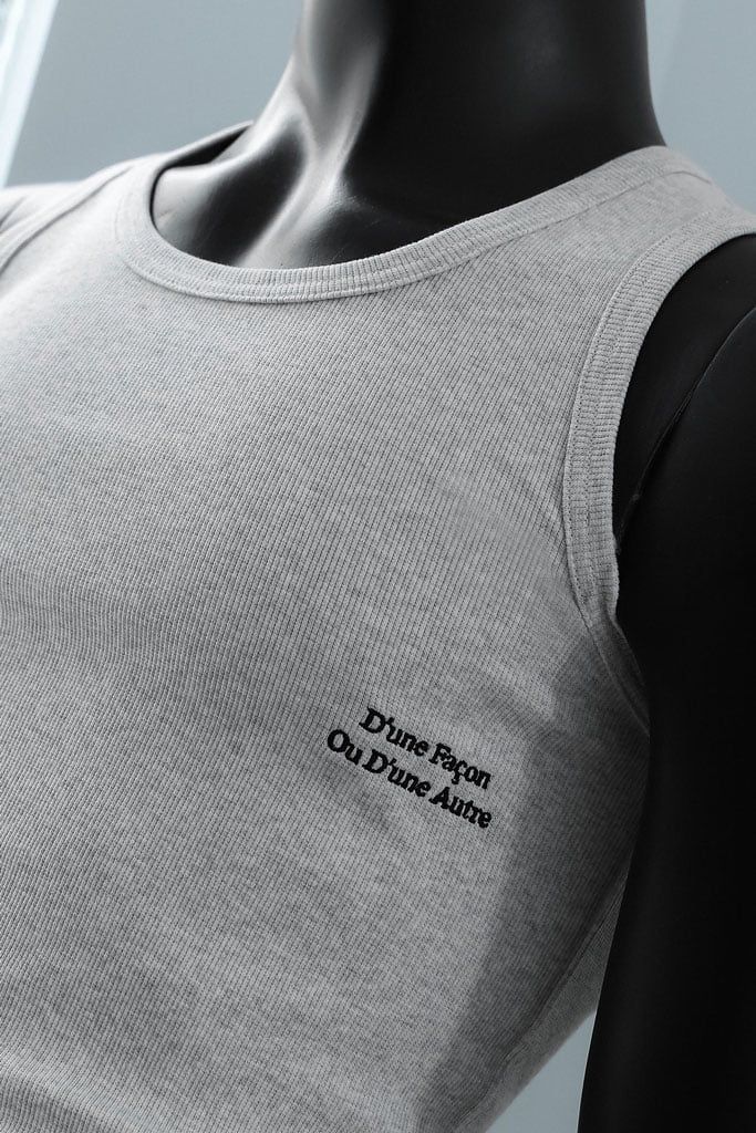 Áo Tanktop Slimfit Cord Sideword