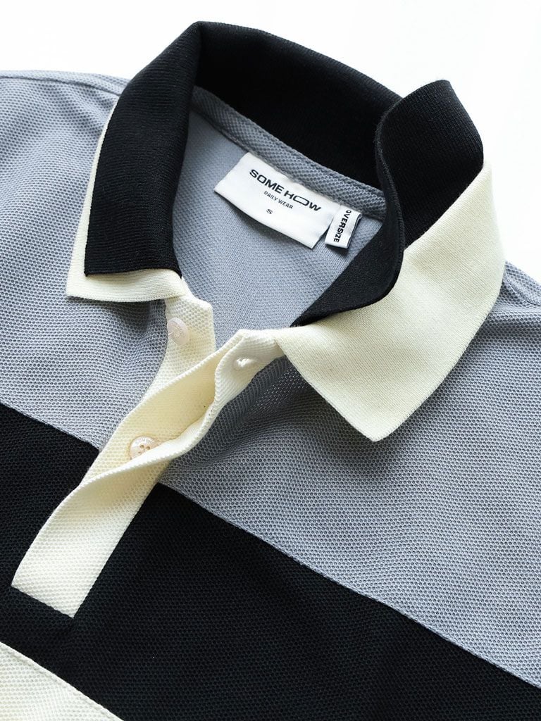 Áo Polo Oversize Cream Collab