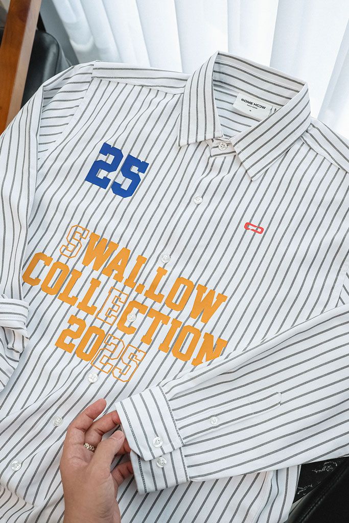 Áo Sơ Mi Relaxed The Stripes Yel * Én Col 25