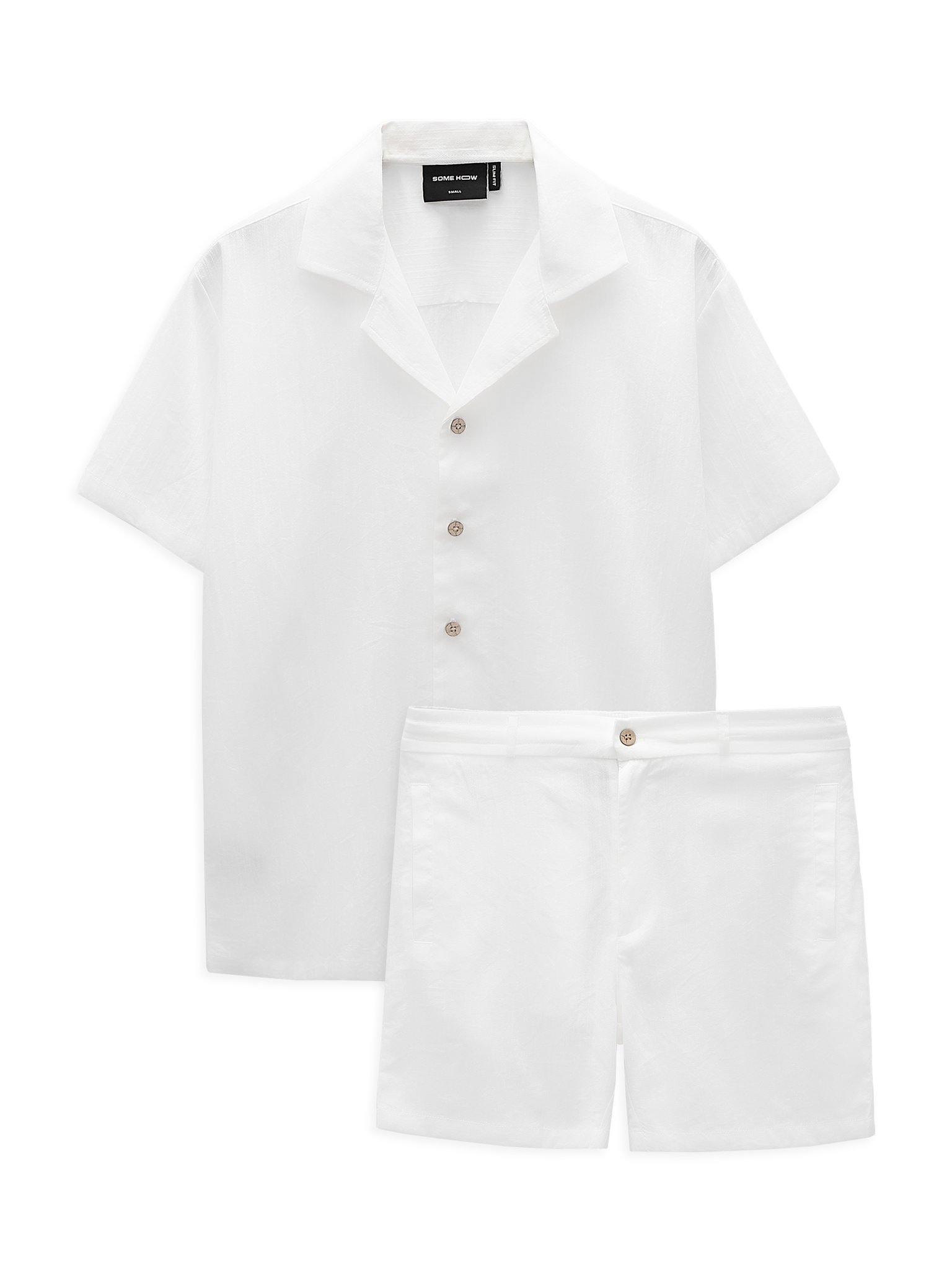 Set Shirt Short Linen BW