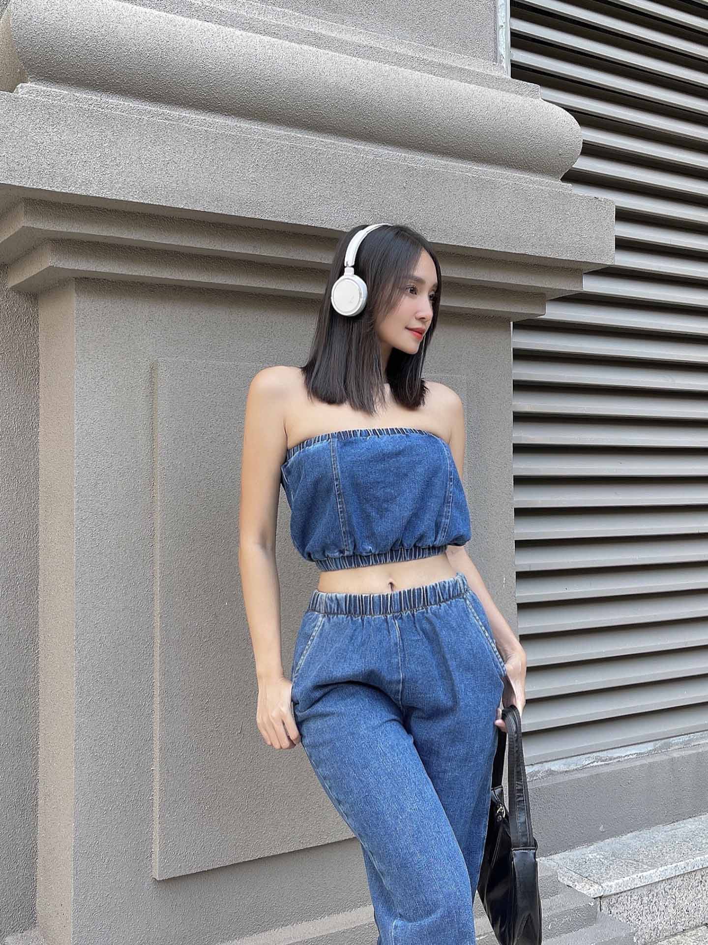 Set Jogger Denim Tube