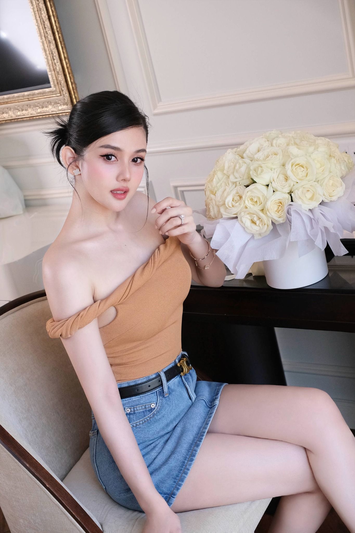 Chân Váy Denim Basic Blue Shades