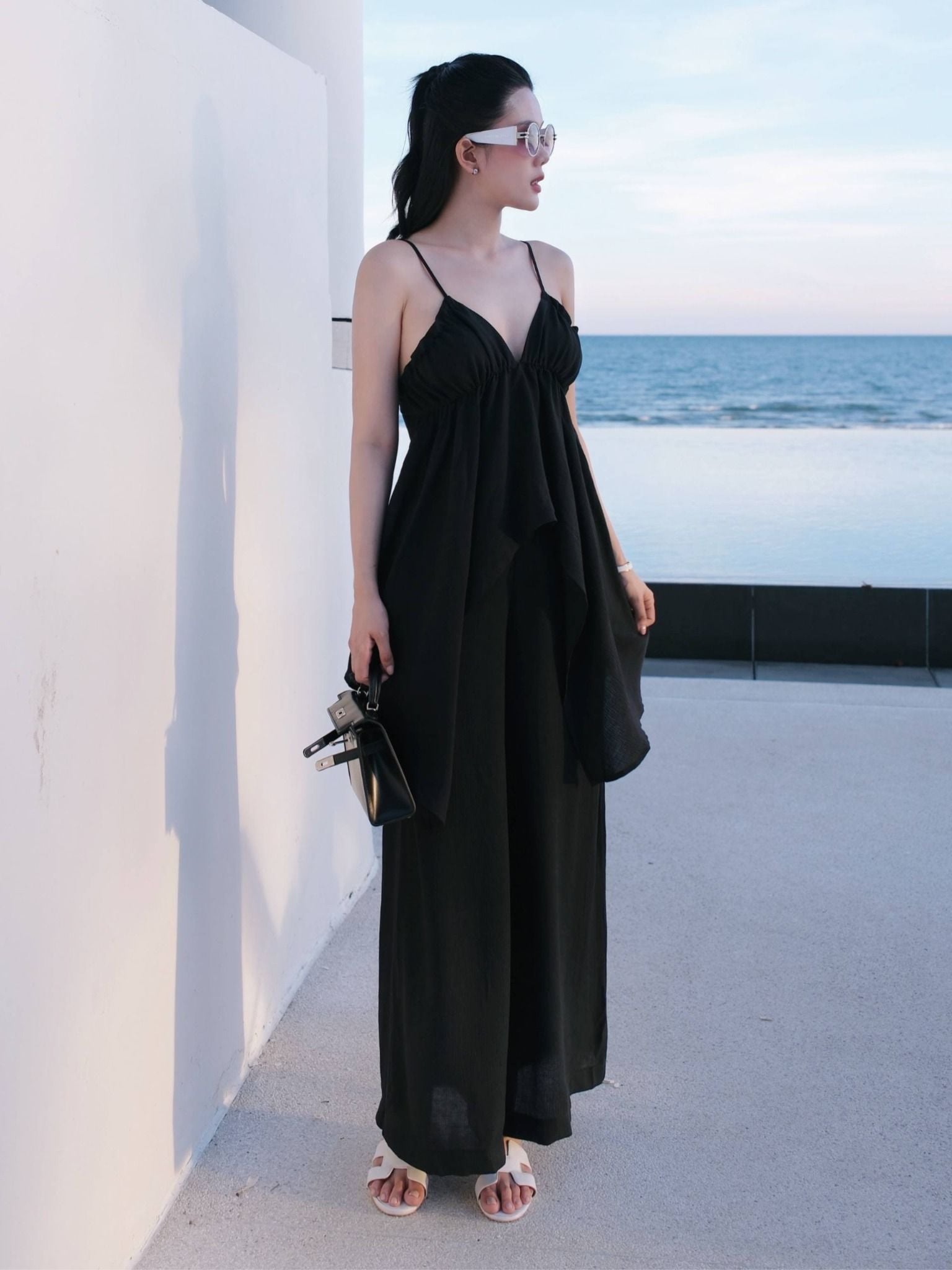 Set Áo Camiform Flowing Loose Pant