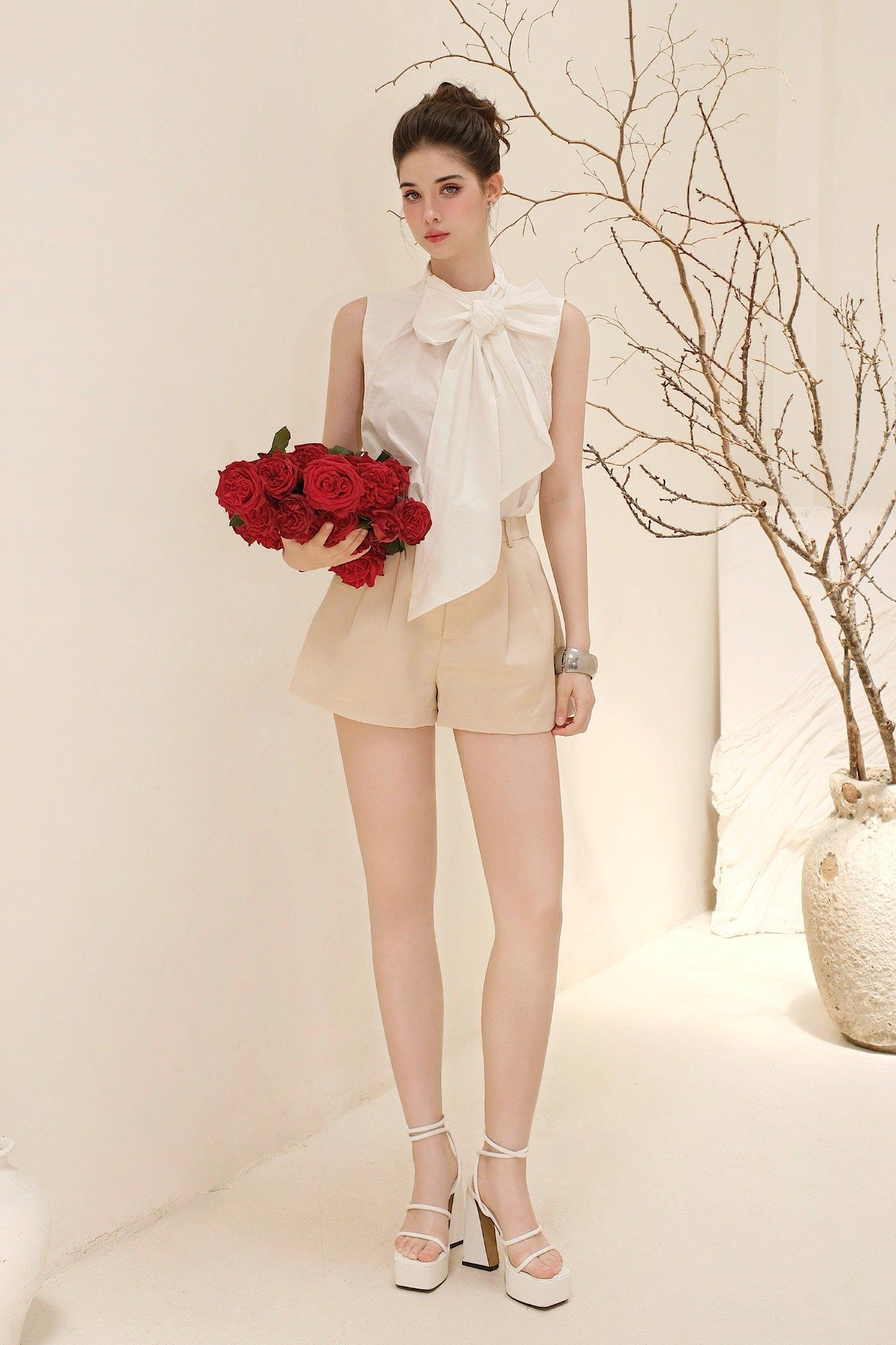 Áo Impress Bowtie Side