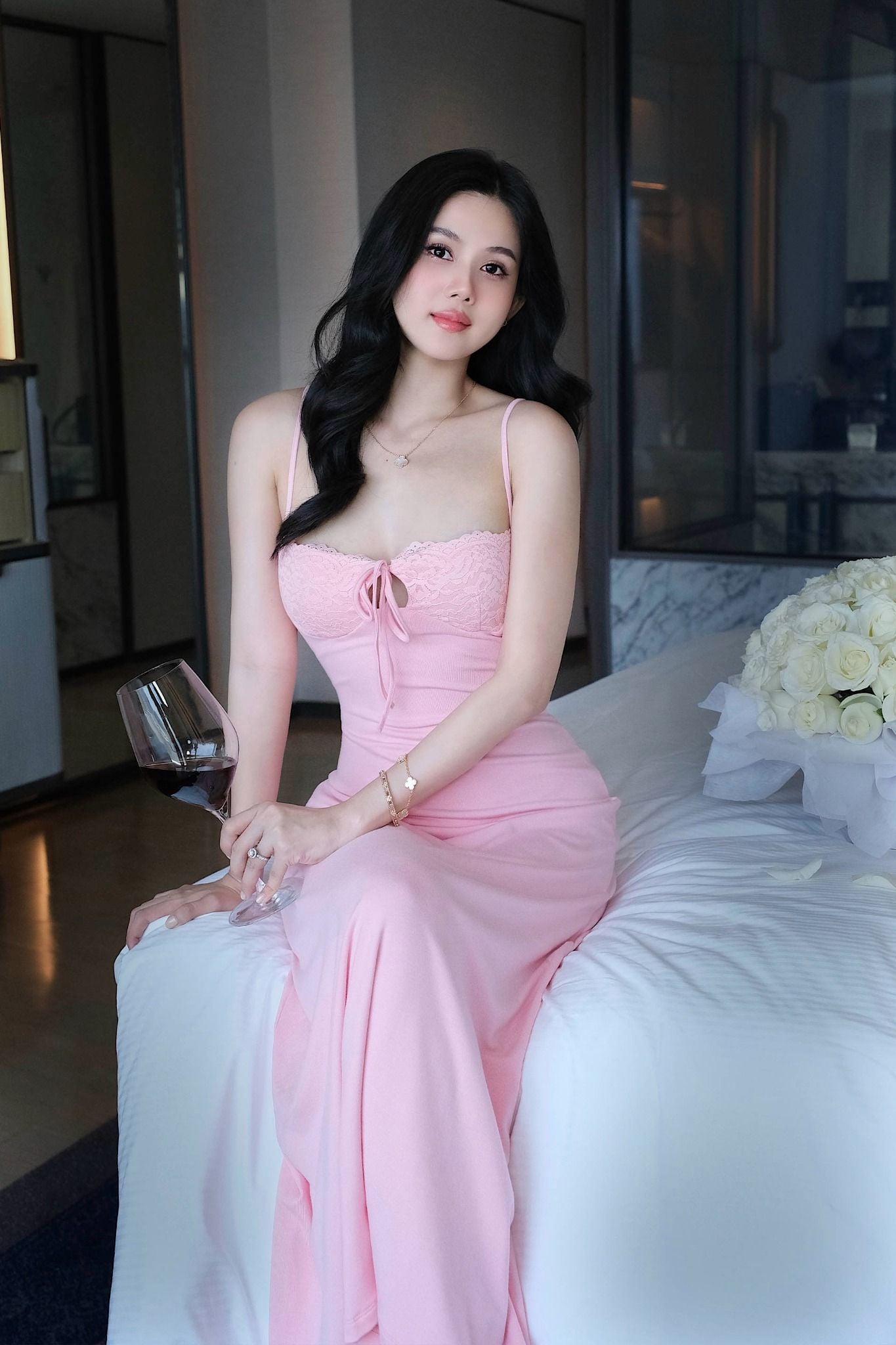 Đầm Dài Strap Summertime