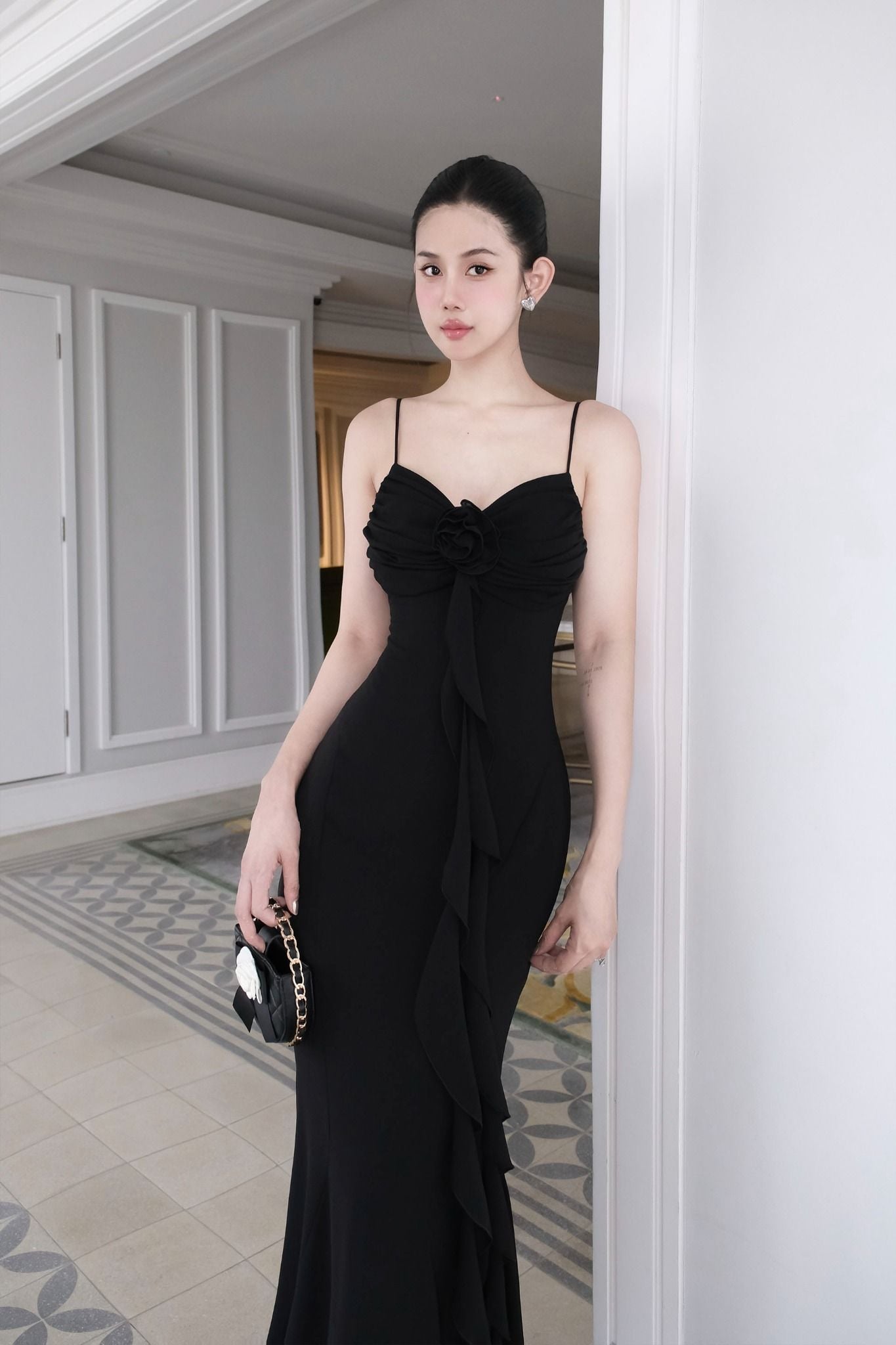 Đầm Dài Chiffon Scoop