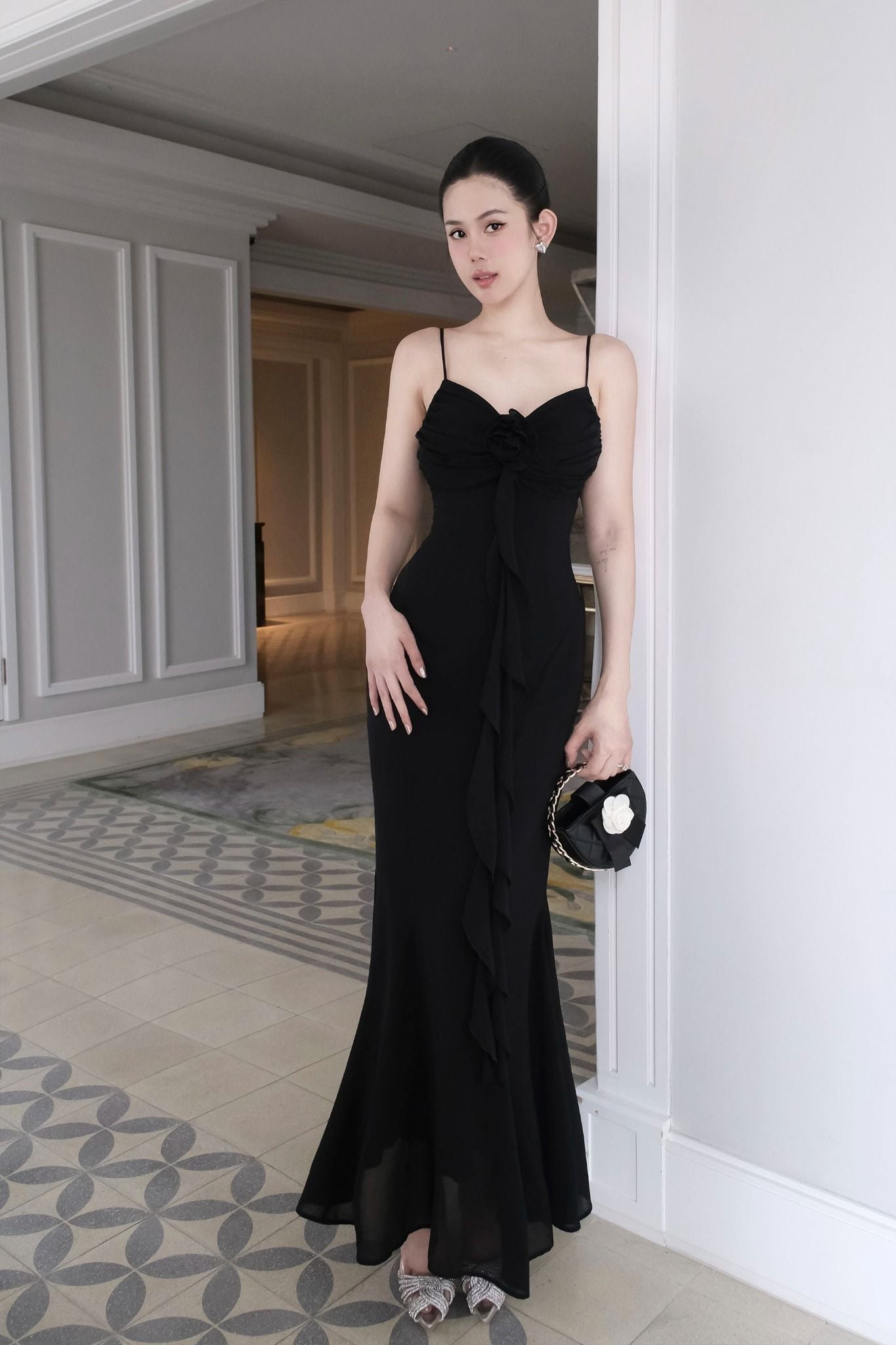 Đầm Dài Chiffon Scoop