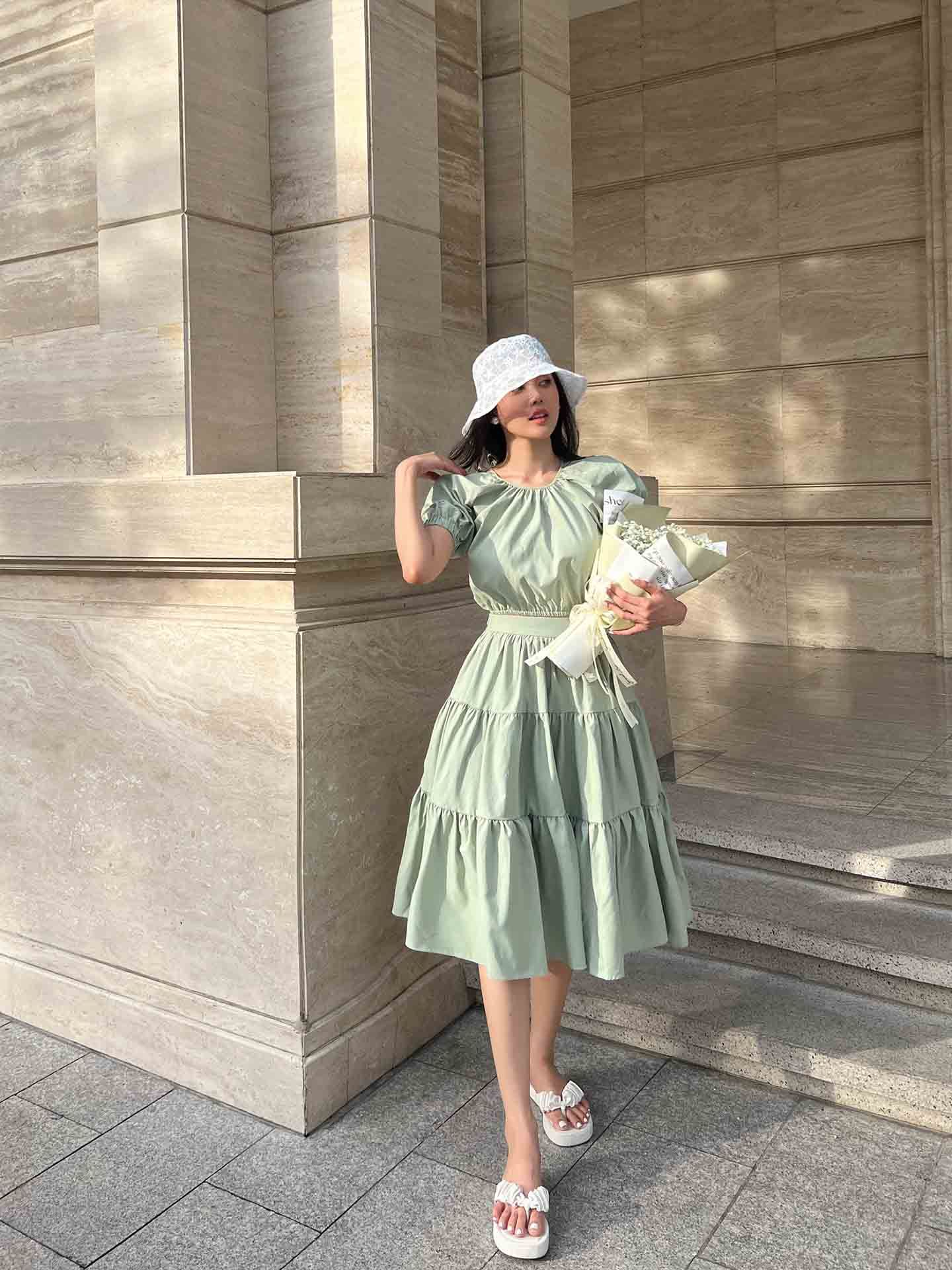 Set Áo - Chân Váy Tiered