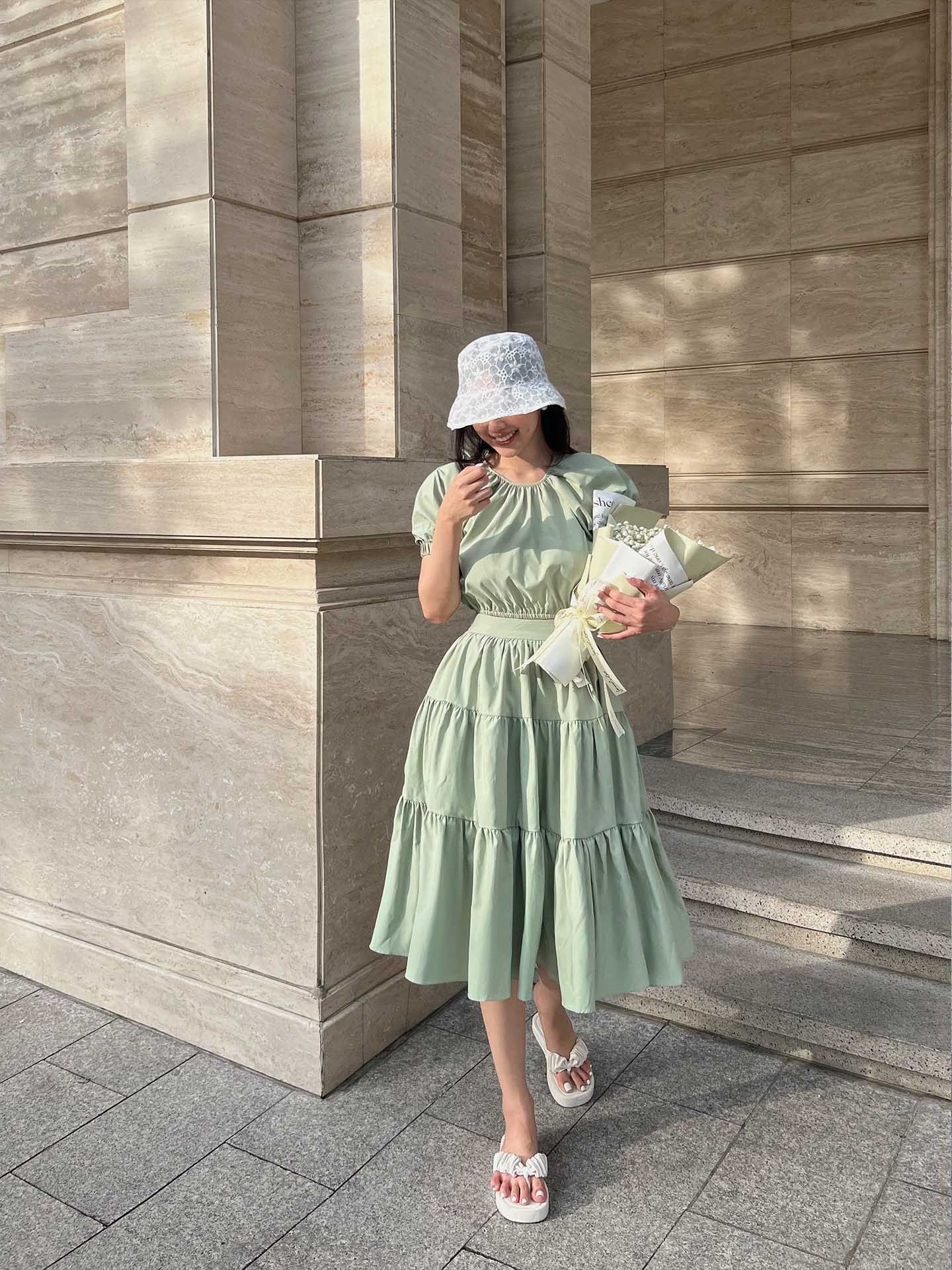 Set Áo - Chân Váy Tiered