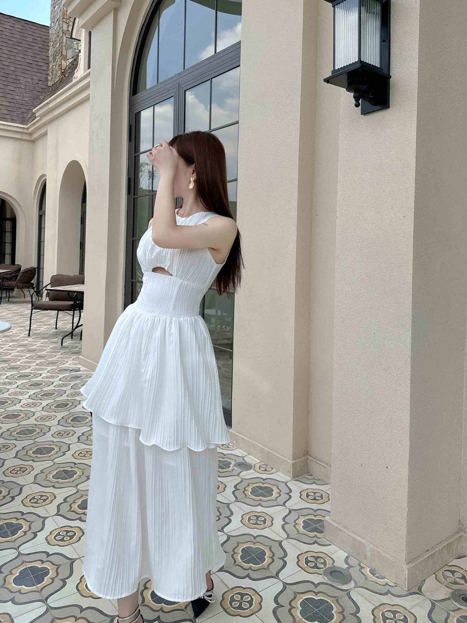 Đầm Dài High Top Sleeveless