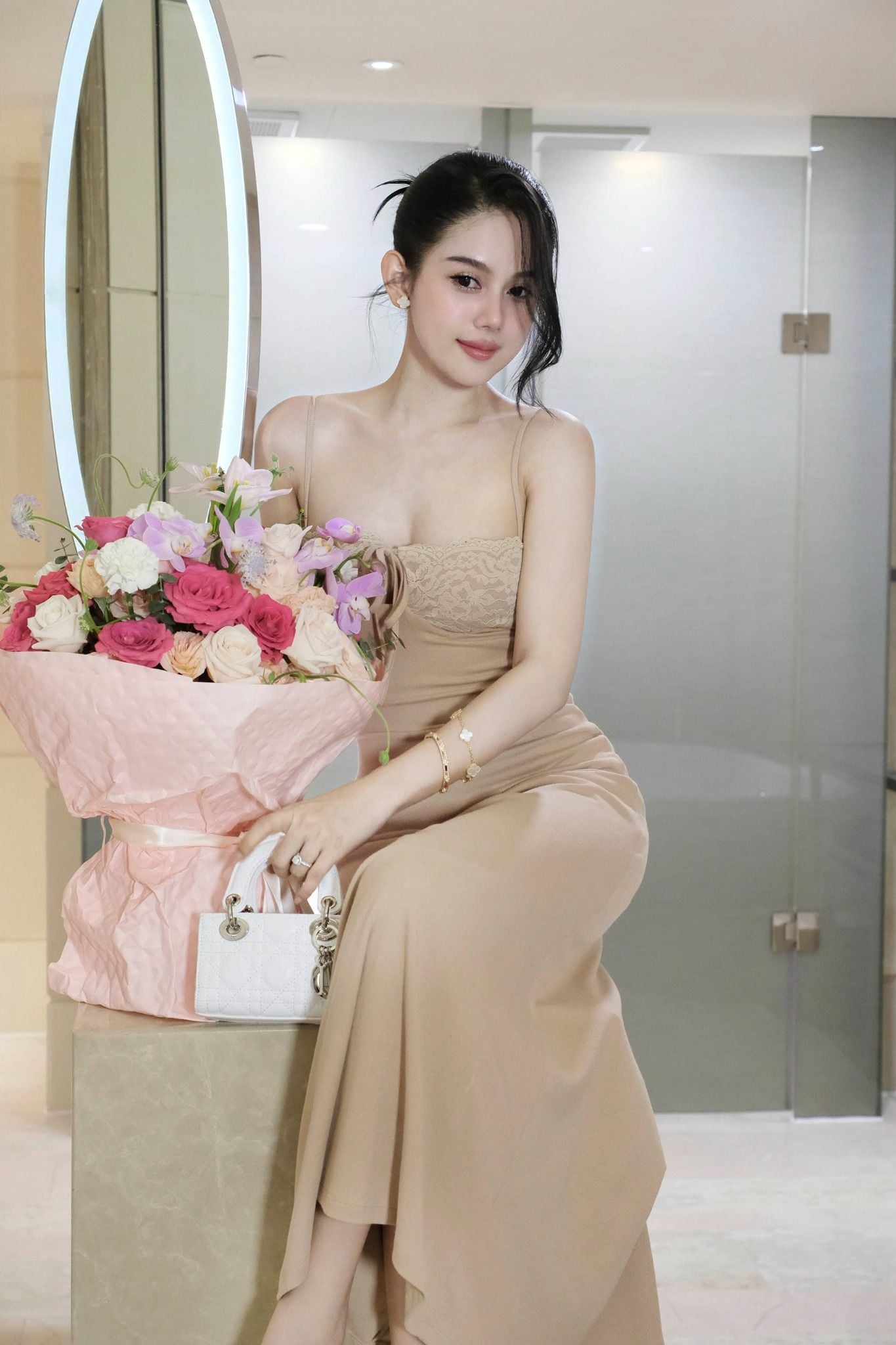  Đầm Dài Strap Summertime 