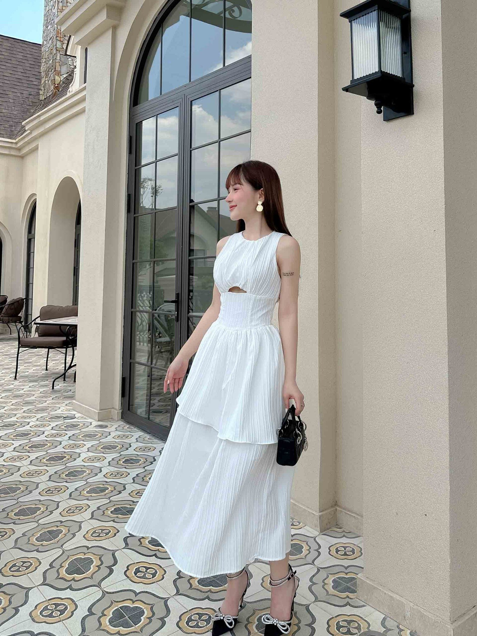 Đầm Dài High Top Sleeveless