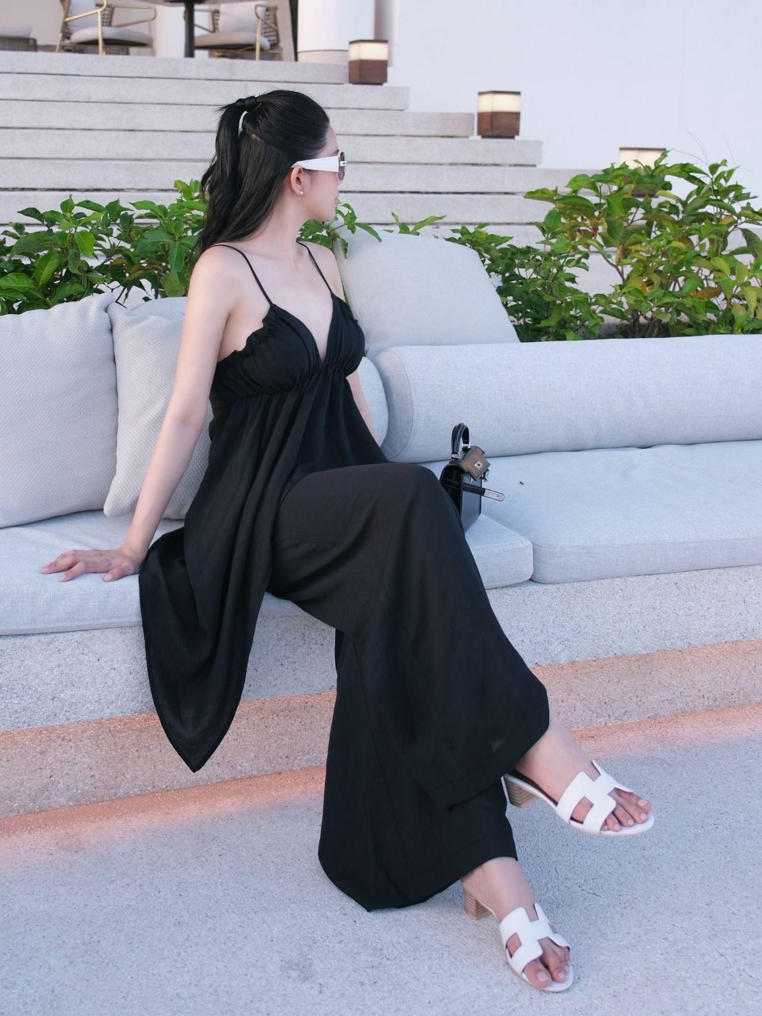 Set Áo Camiform Flowing Loose Pant