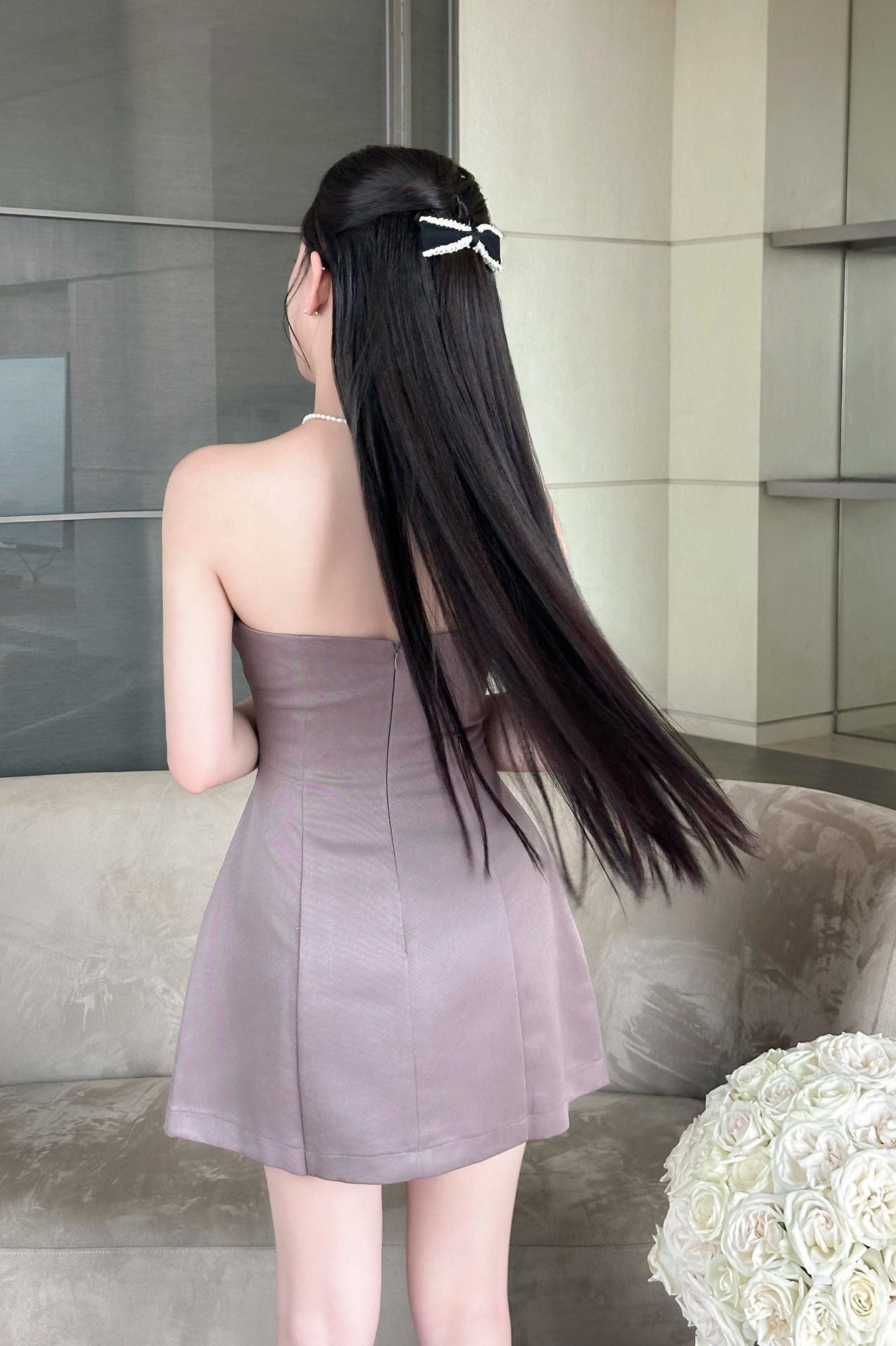 Đầm Ngắn 3 Flowers Bandeau