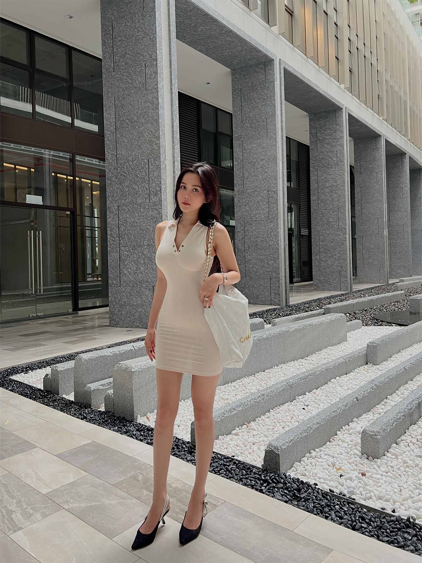 Đầm Ngắn Polo Bodycon