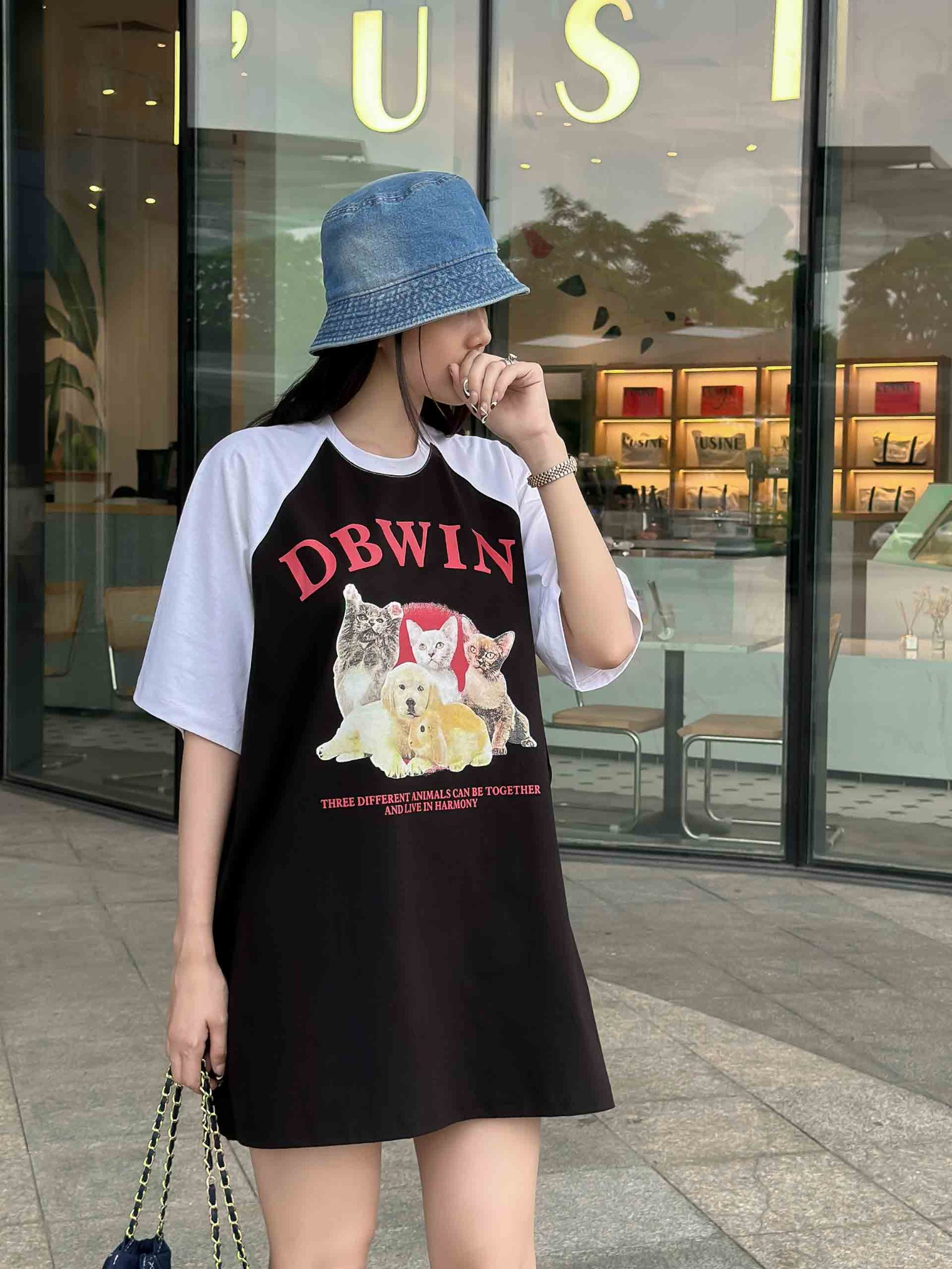 Áo Thun Raglan Freesize DBWIN