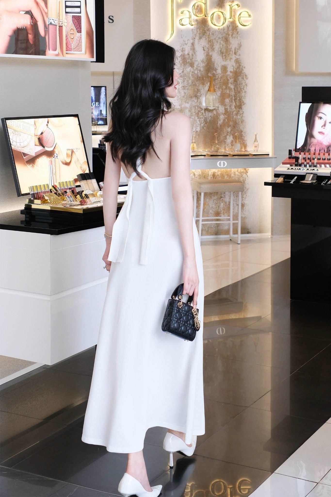 Đầm Dài Roundneck Cord