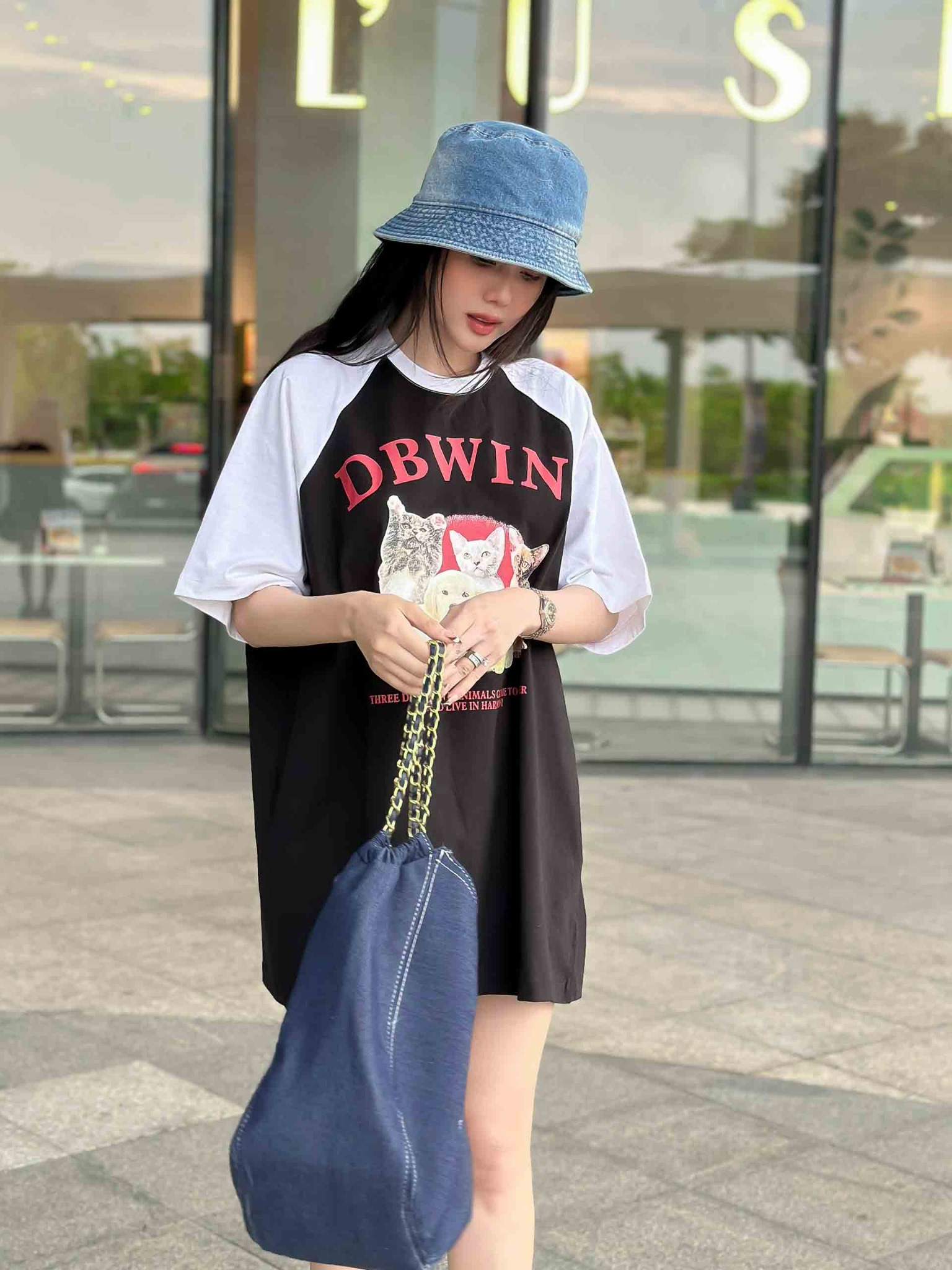 Áo Thun Raglan Freesize DBWIN