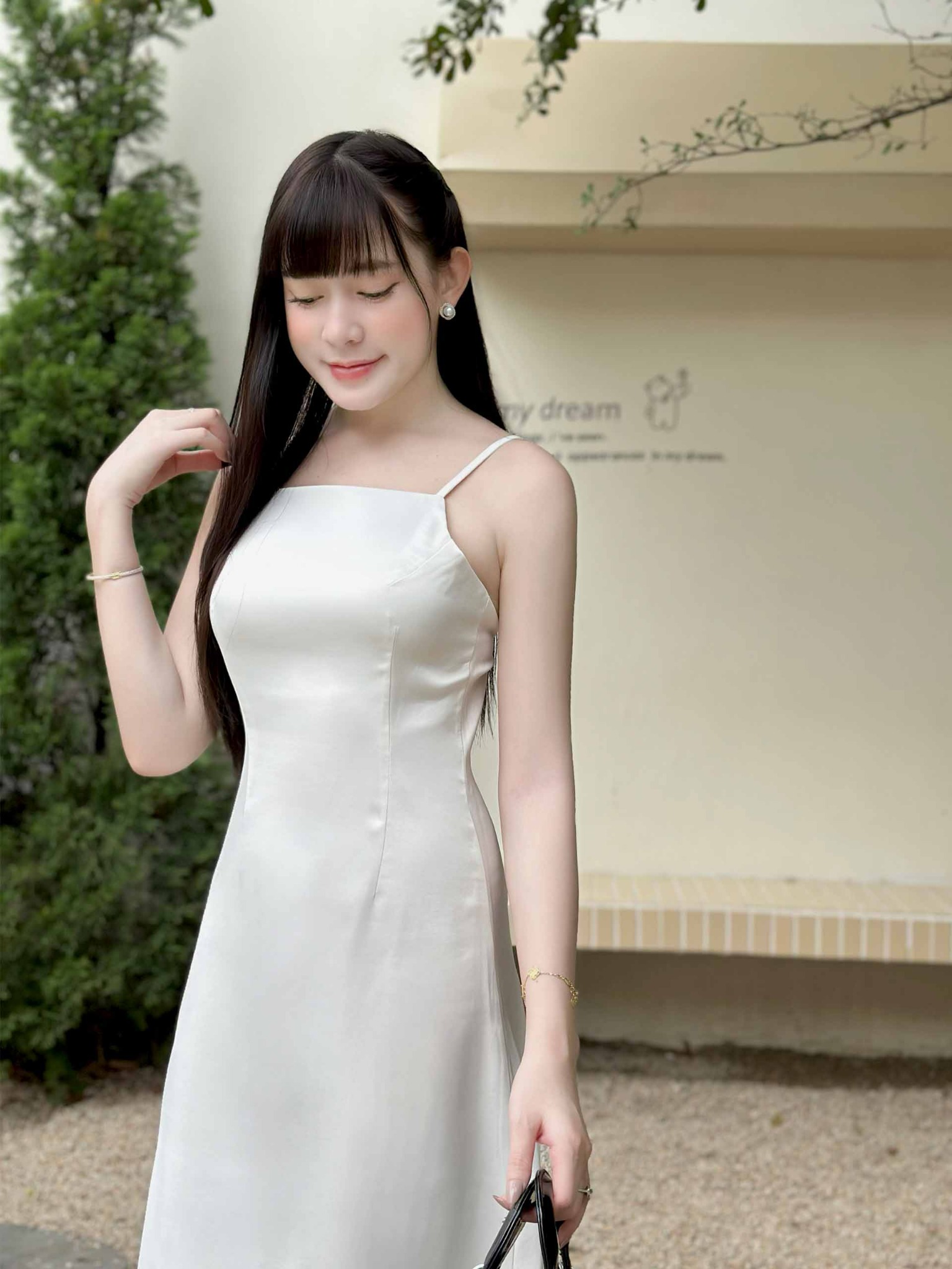 Đầm Dài Soft String Apron