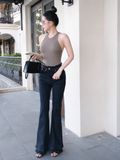 Quần Jean Flare Special Waist Black Blue