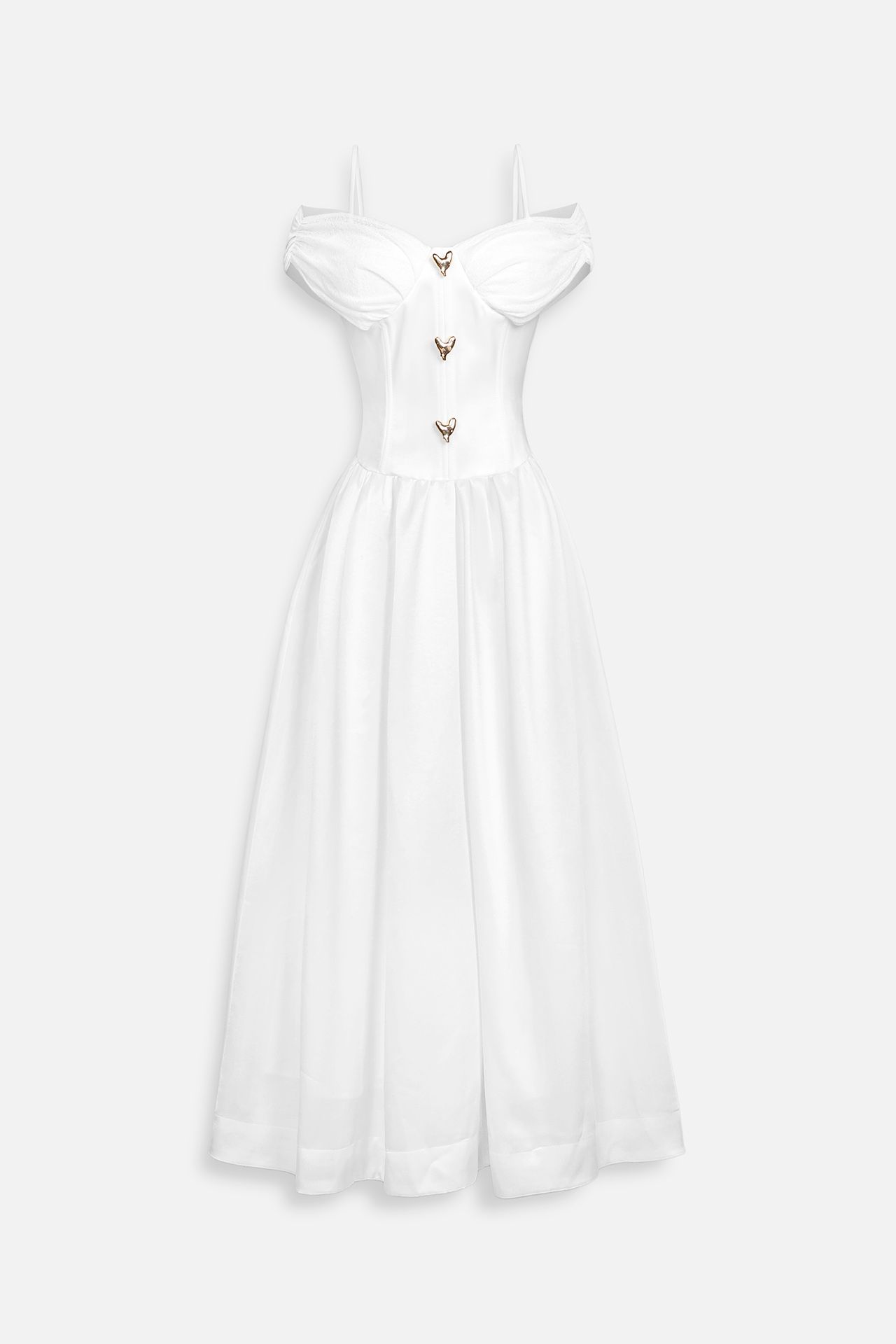 Đầm Dài Girly Offshoulder Neckline