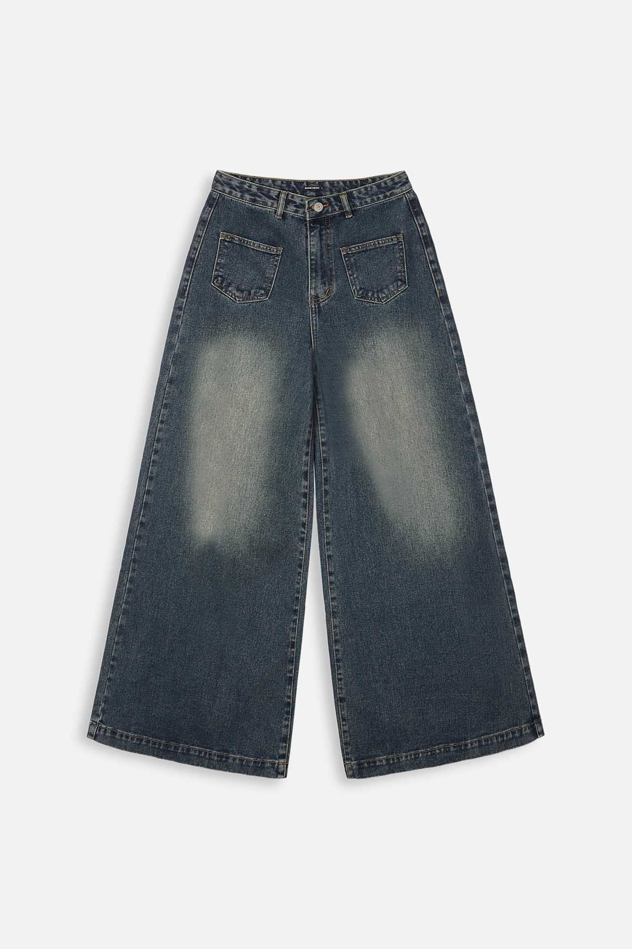 Quần Jean Wide Legs Mini Pockets