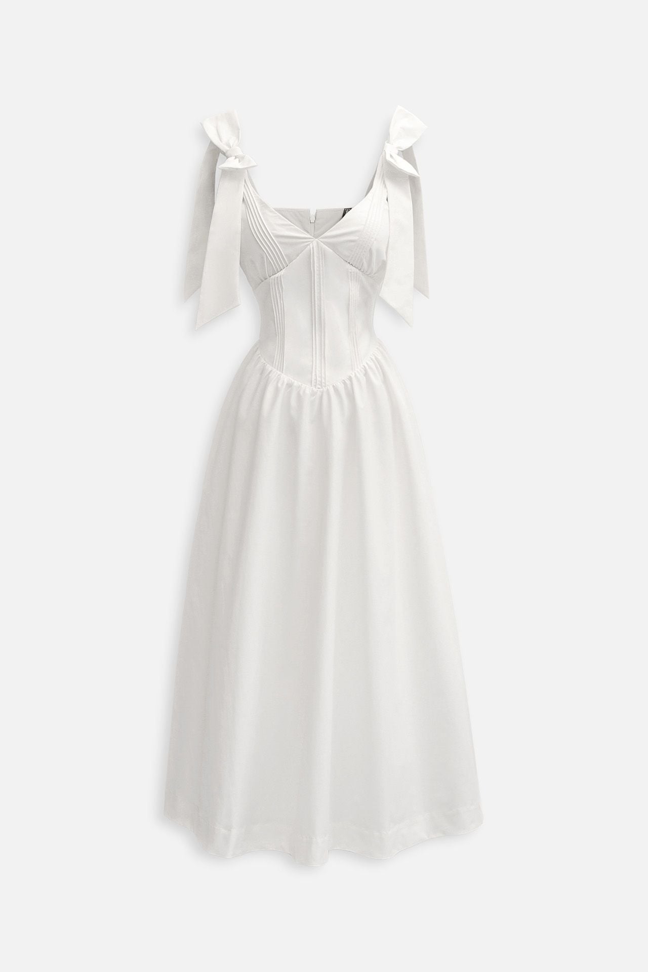 Đầm Dài Bowtie Shoulder Girly