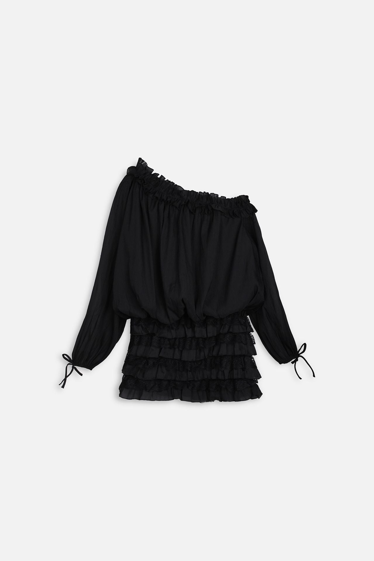 Đầm Ngắn Flowy Layers