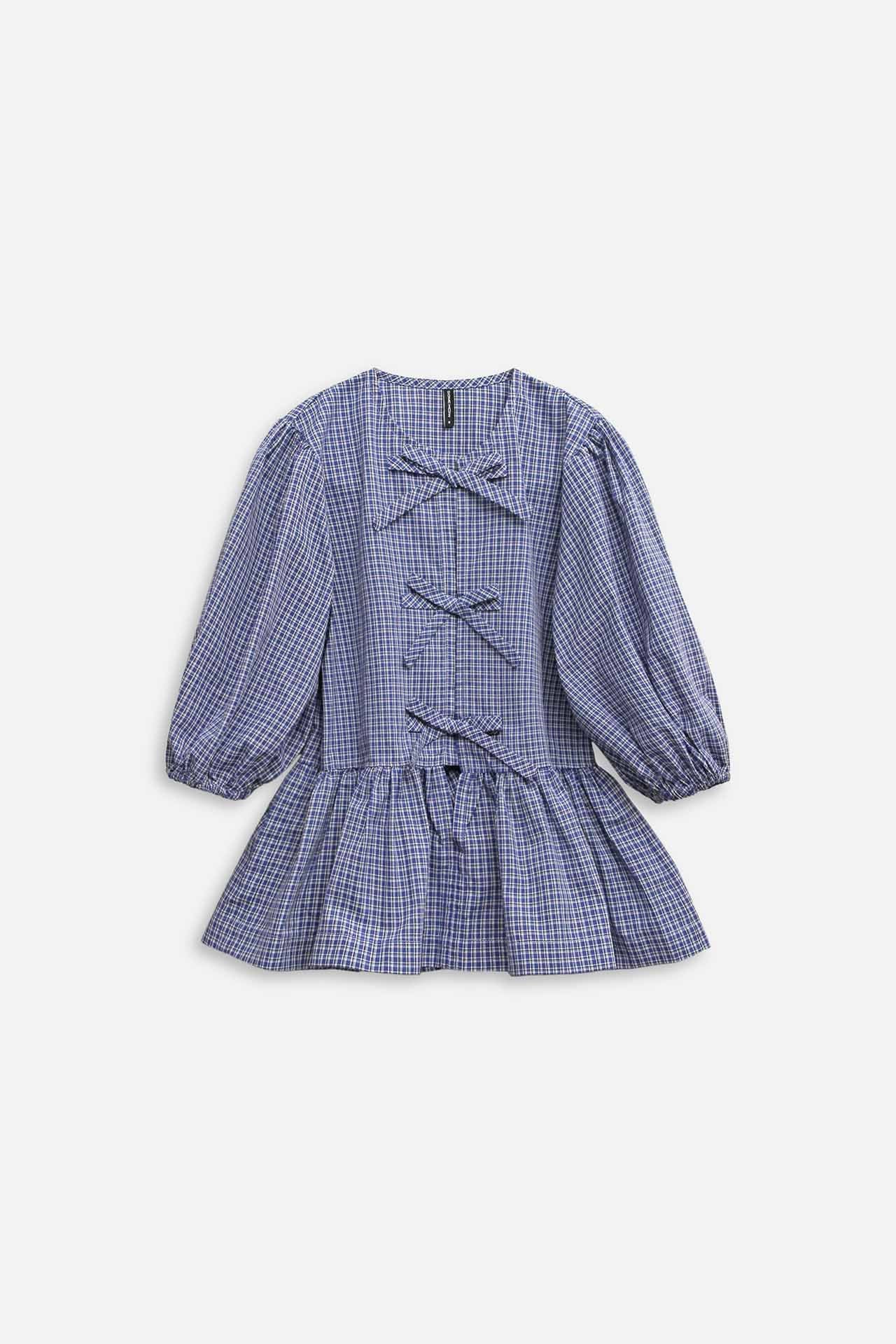 Áo Lantern Sleeve The Blue