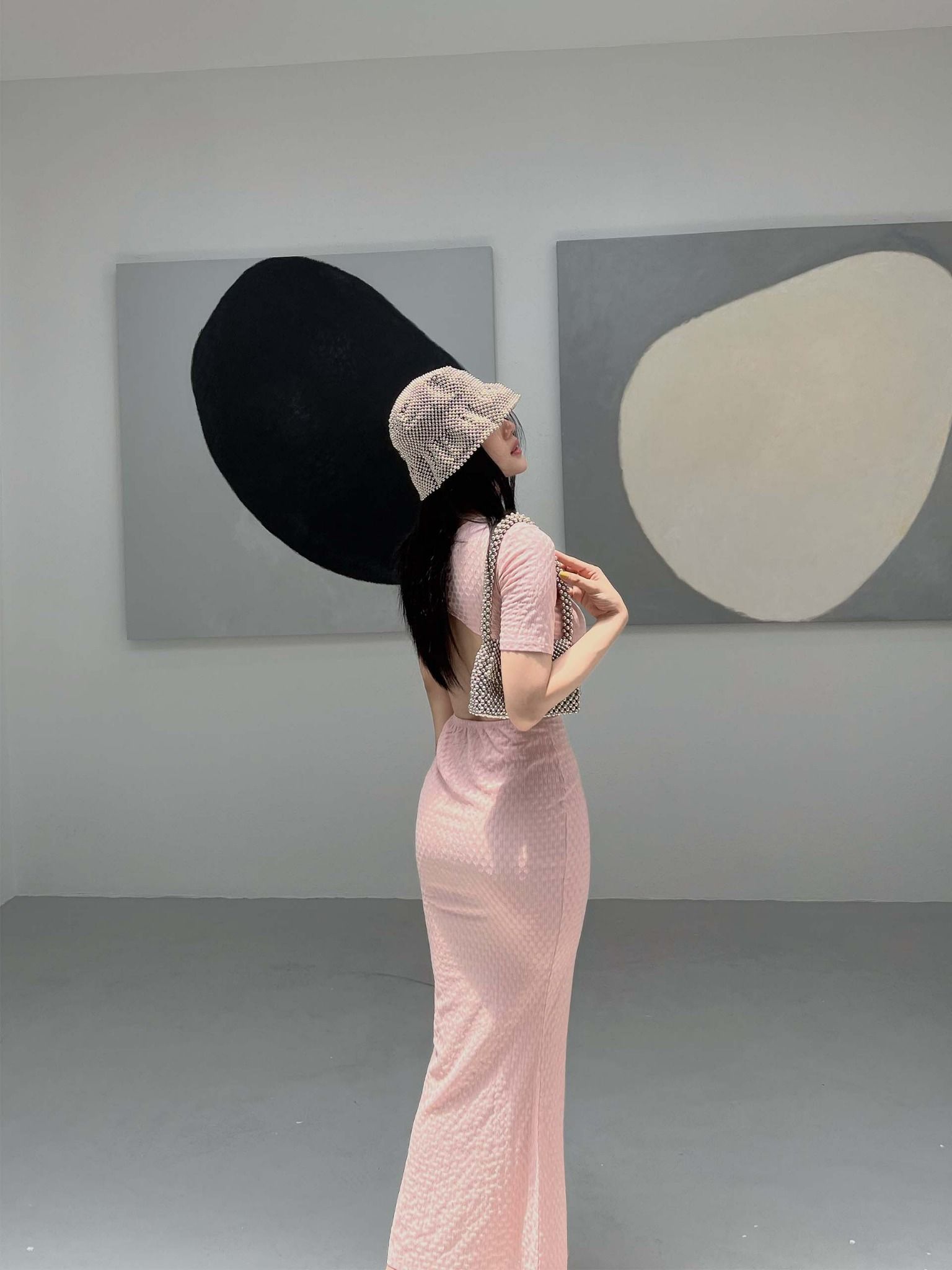 Đầm Dài Twisted Chest Dress