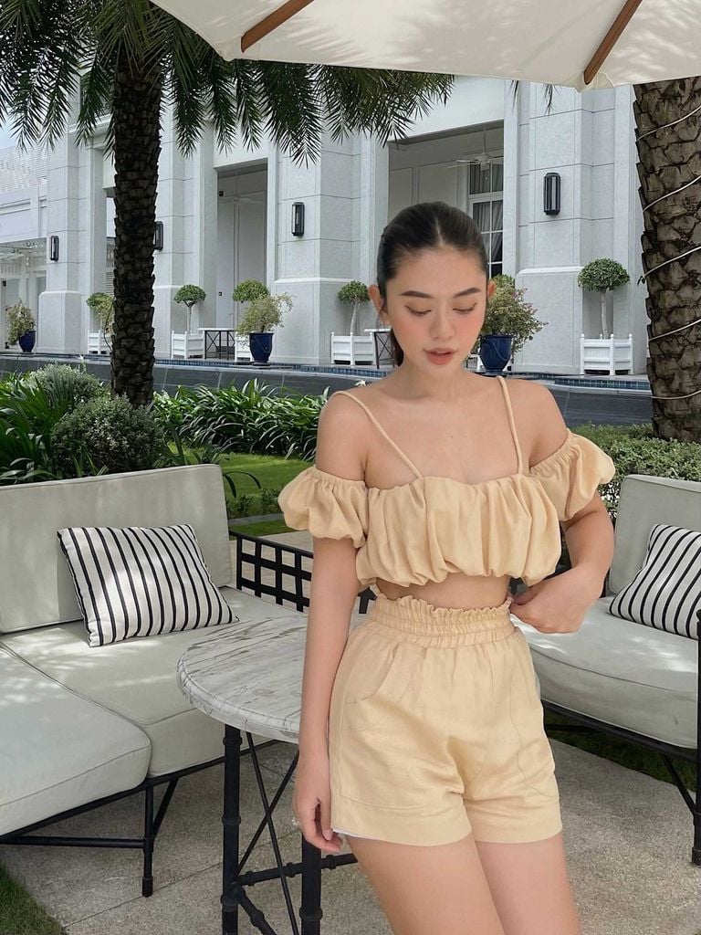  Set Áo Croptop Pumpkin 