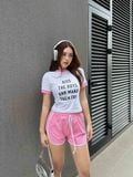 Set Short T-shirt Sporty Quotes