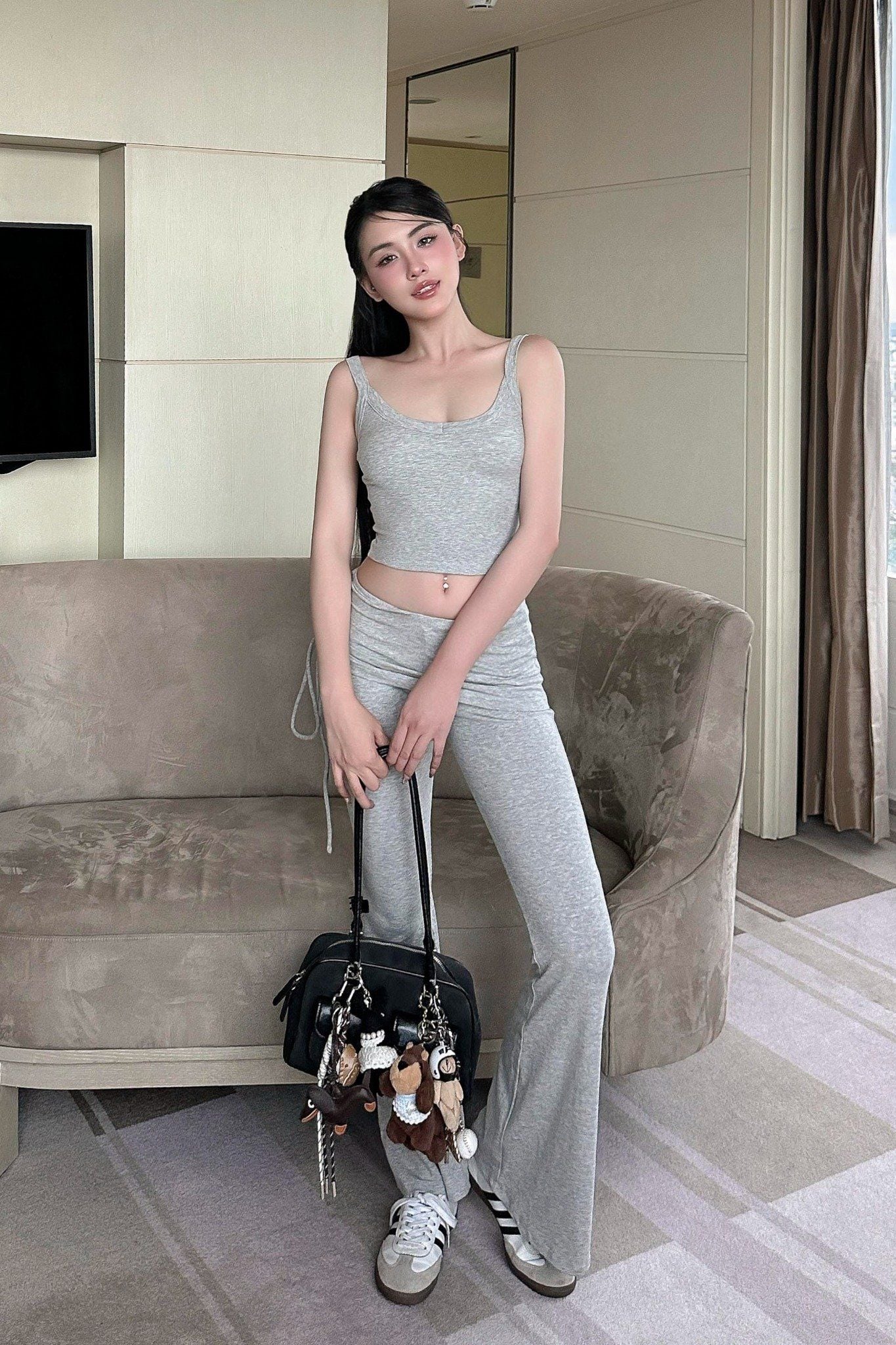 Set Áo Tanktop Comfort Flare Pant