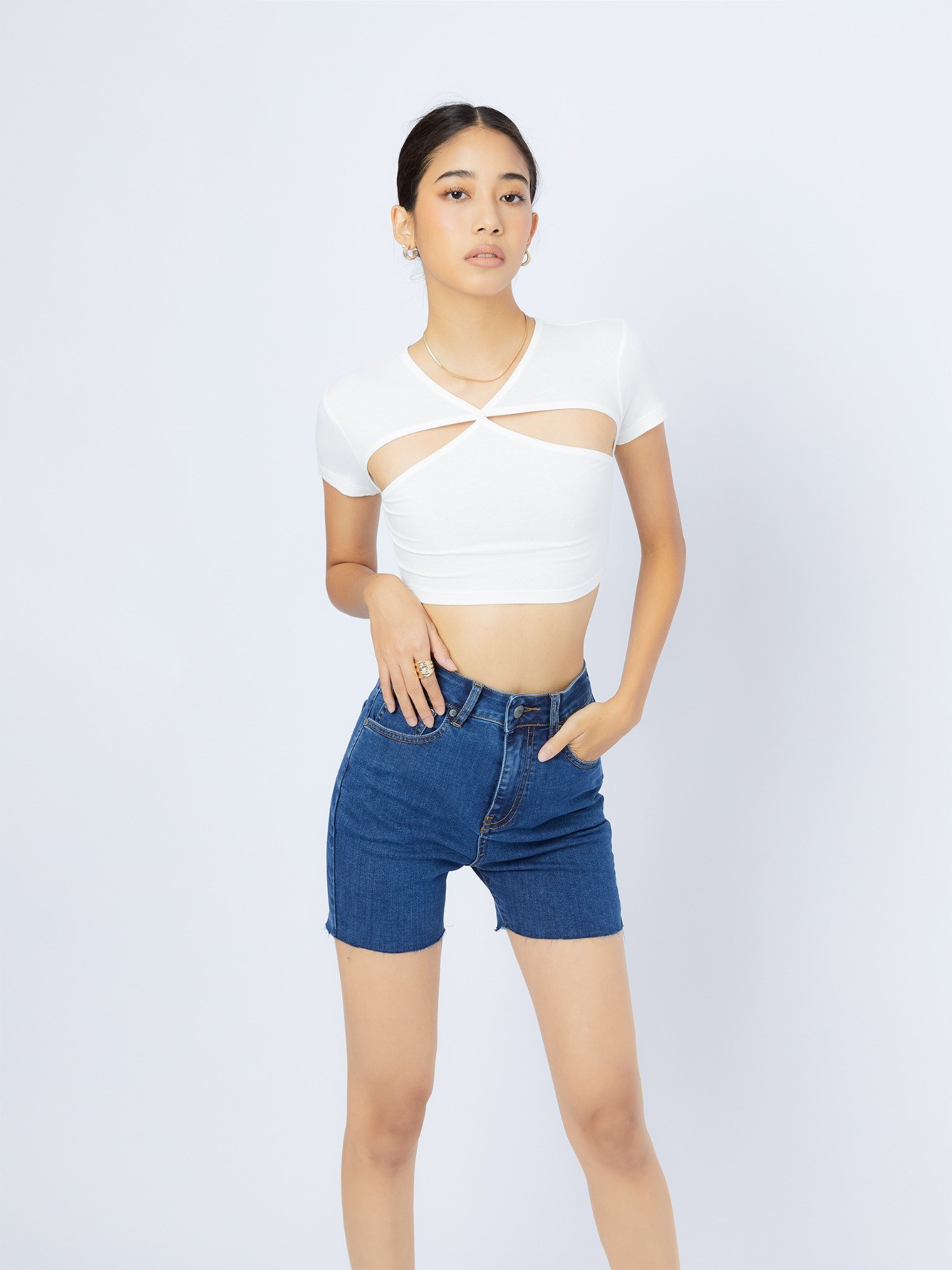 Quần Short Jean Free Cut