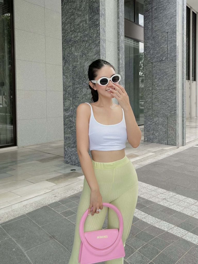  Áo Croptop Basic Bend String 