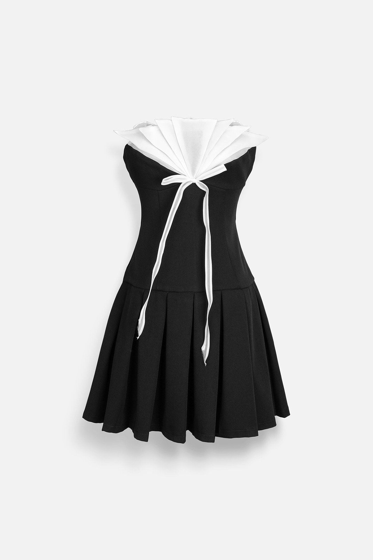 Đầm Ngắn Pleated Lil Bowtie