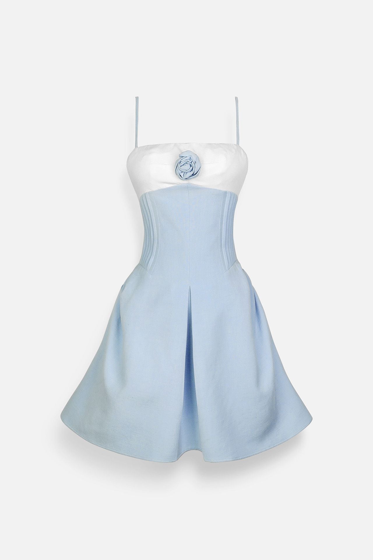 Đầm Ngắn String Pleated Waist