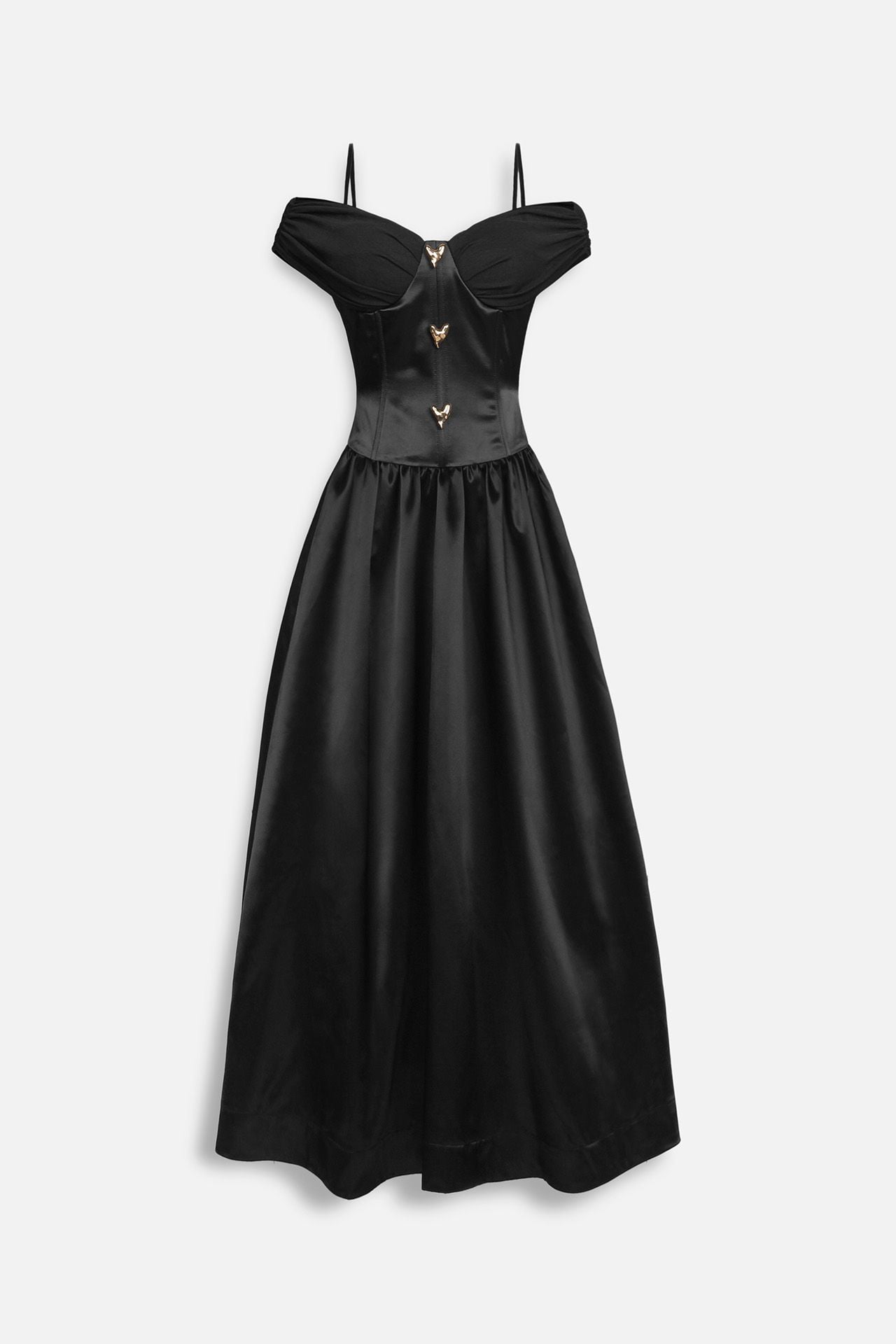 Đầm Dài Girly Offshoulder Neckline