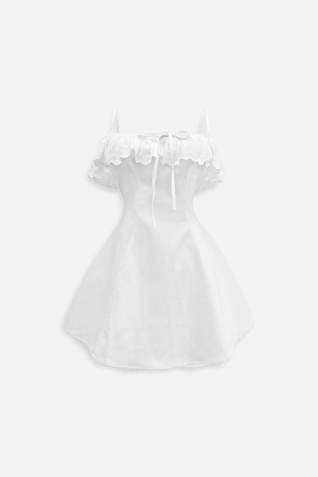 Đầm Ngắn Strap Lacey Detail