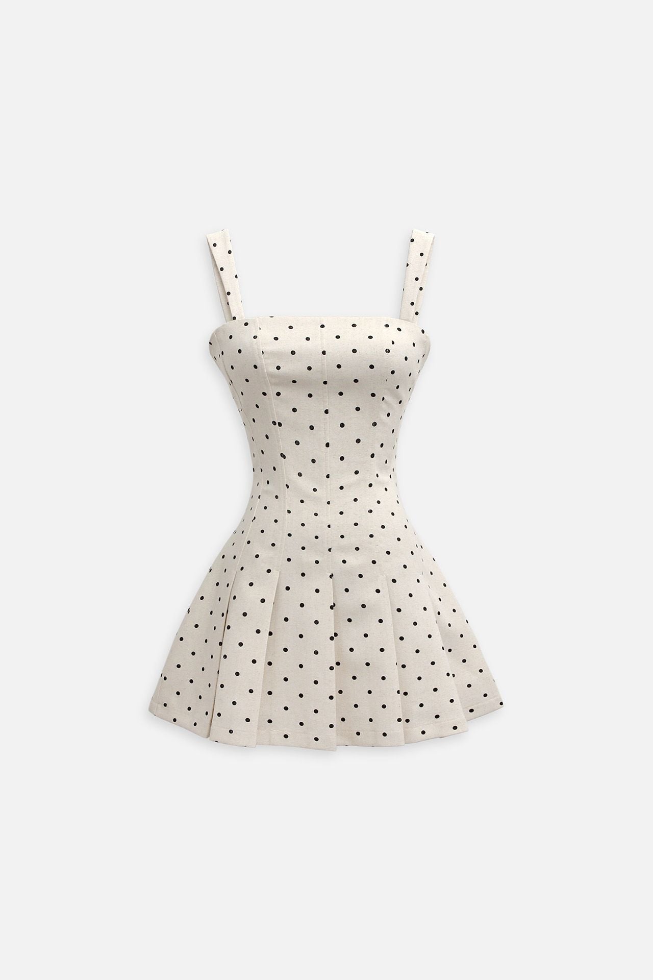 Đầm Ngắn Fit And Flare Linen