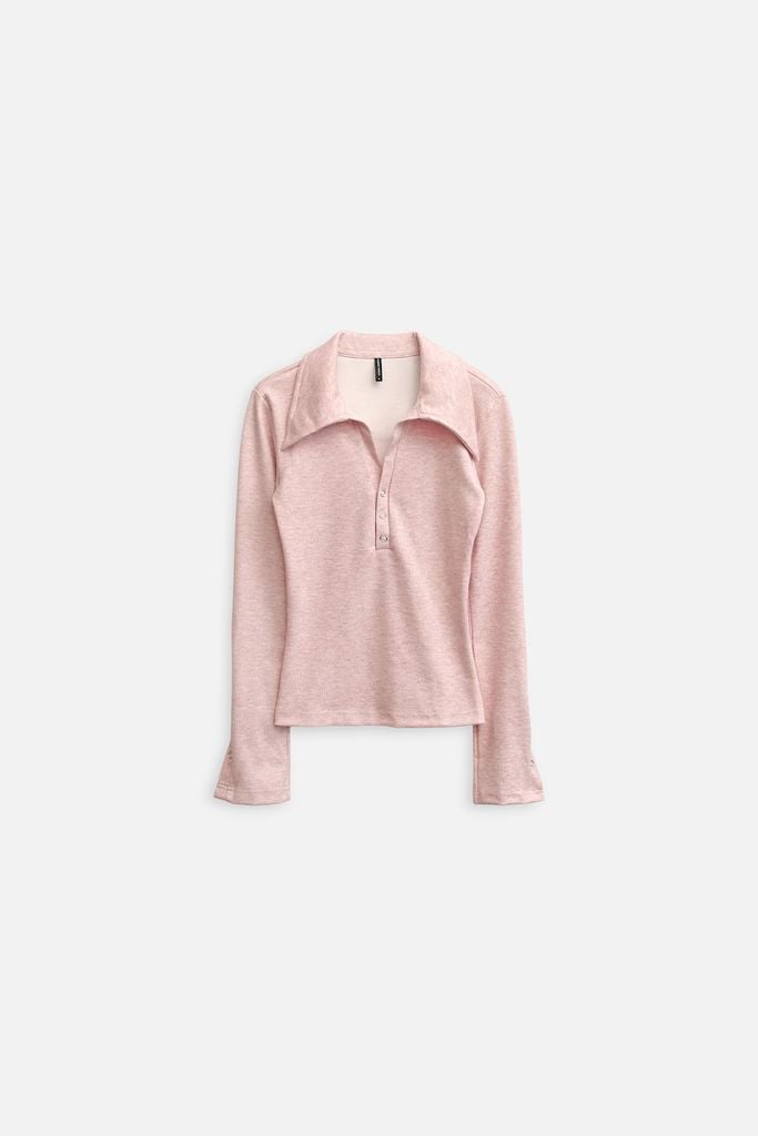  Áo Long Sleeves Collar Vneck Chains 