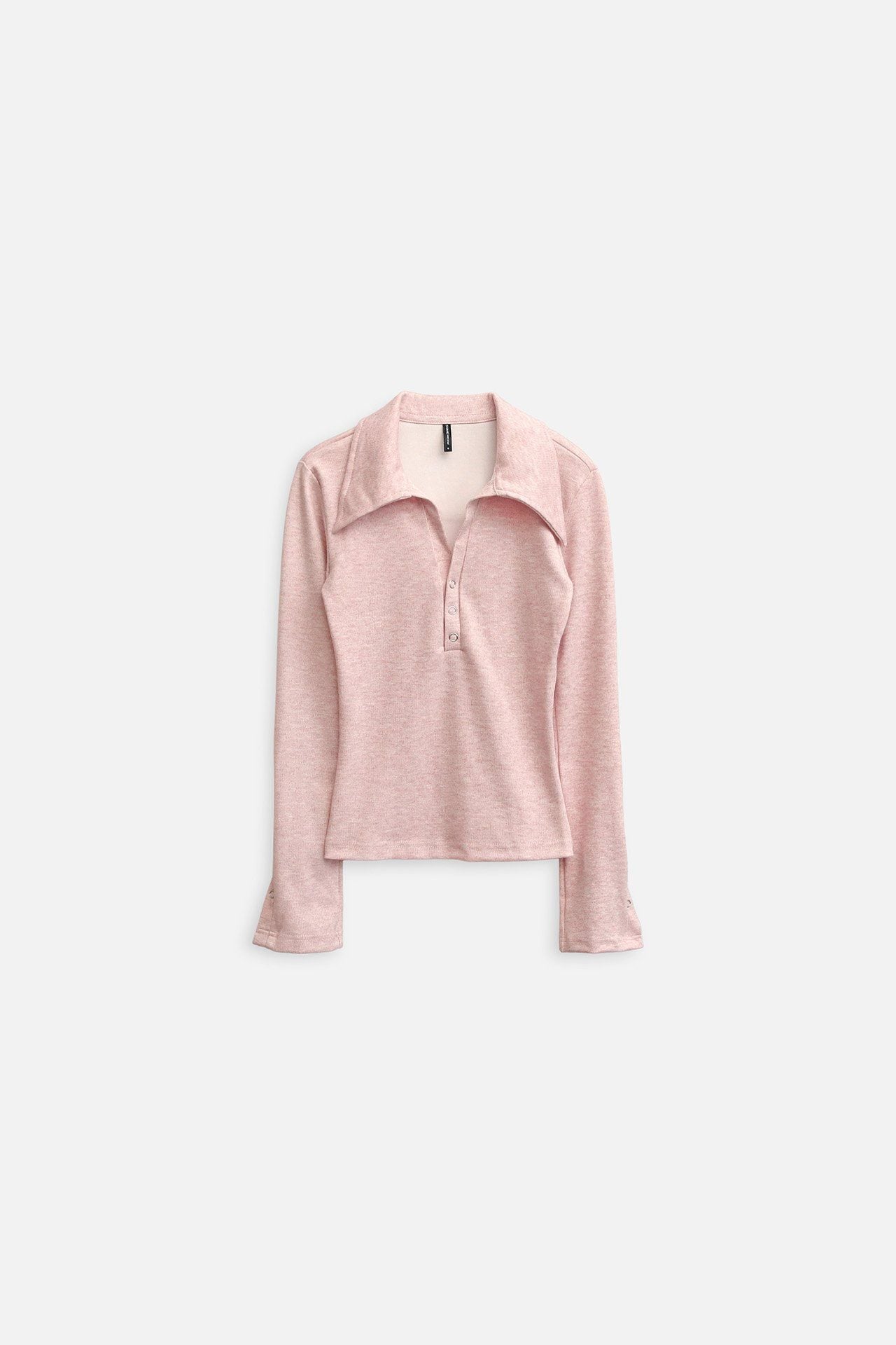 Áo Long Sleeves Collar Vneck Chains