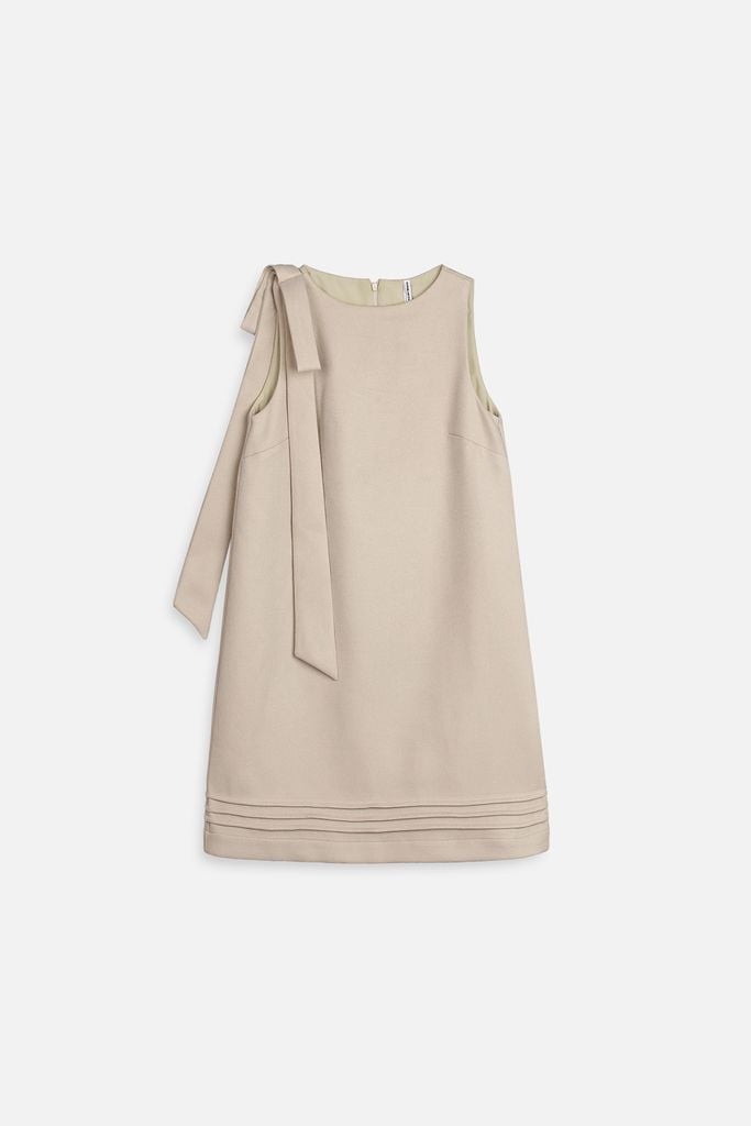  Đầm Ngắn Sleeveless Shoulder Detail 