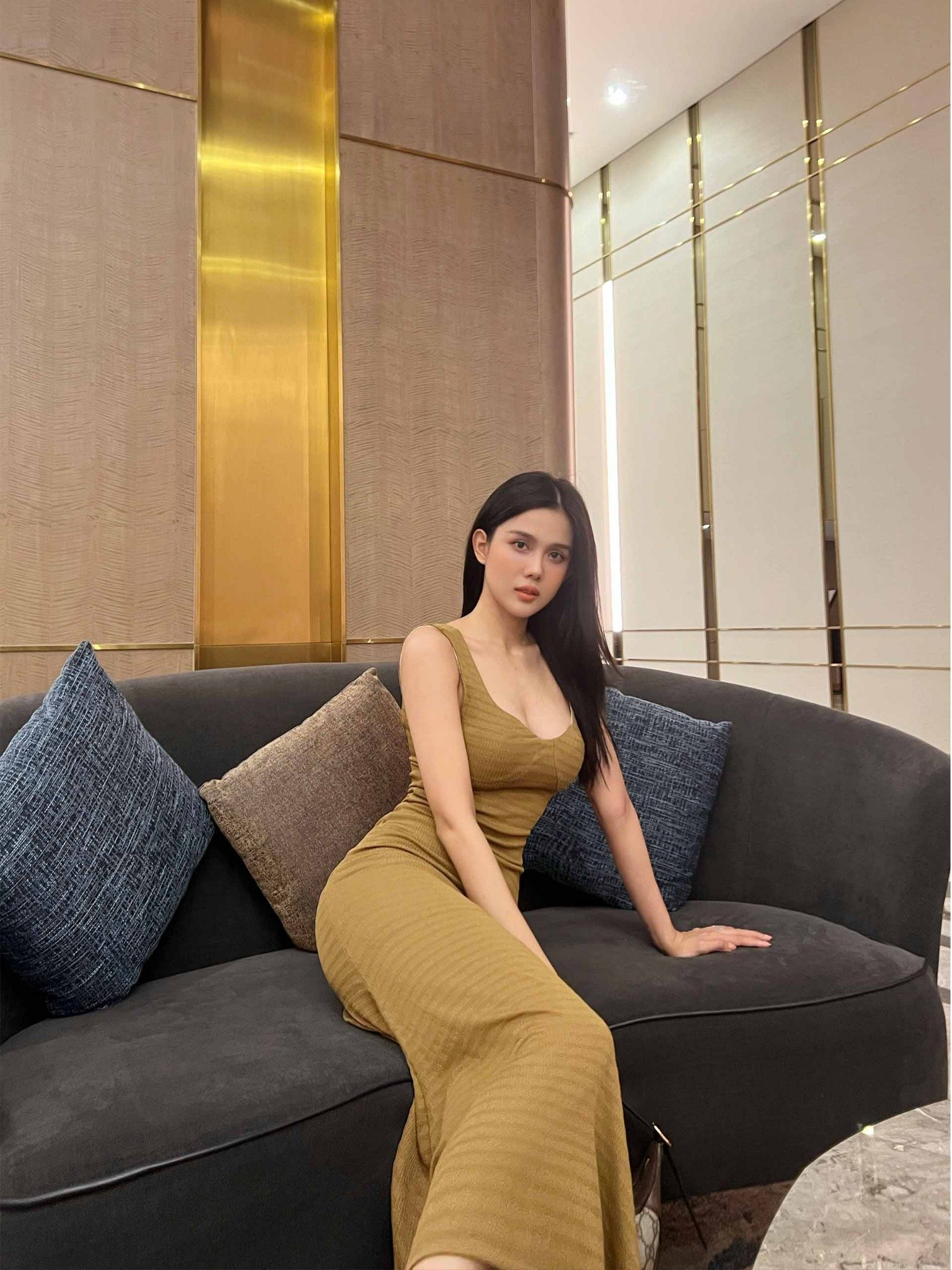 Đầm Dài Sweetheart Neckline