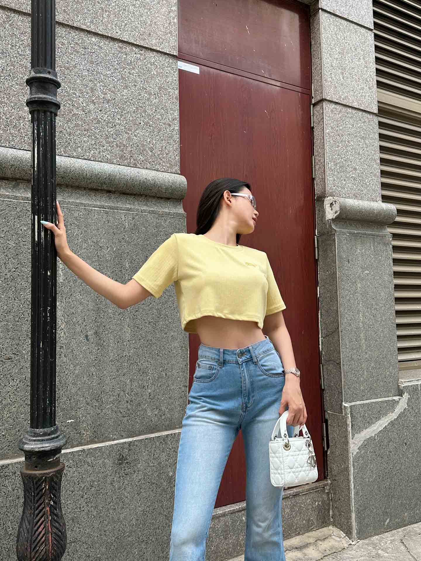 Áo Croptop Basic Oversize