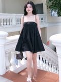 Đầm Ngắn Babydoll String Basic