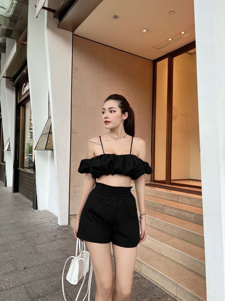  Set Áo Croptop Pumpkin 